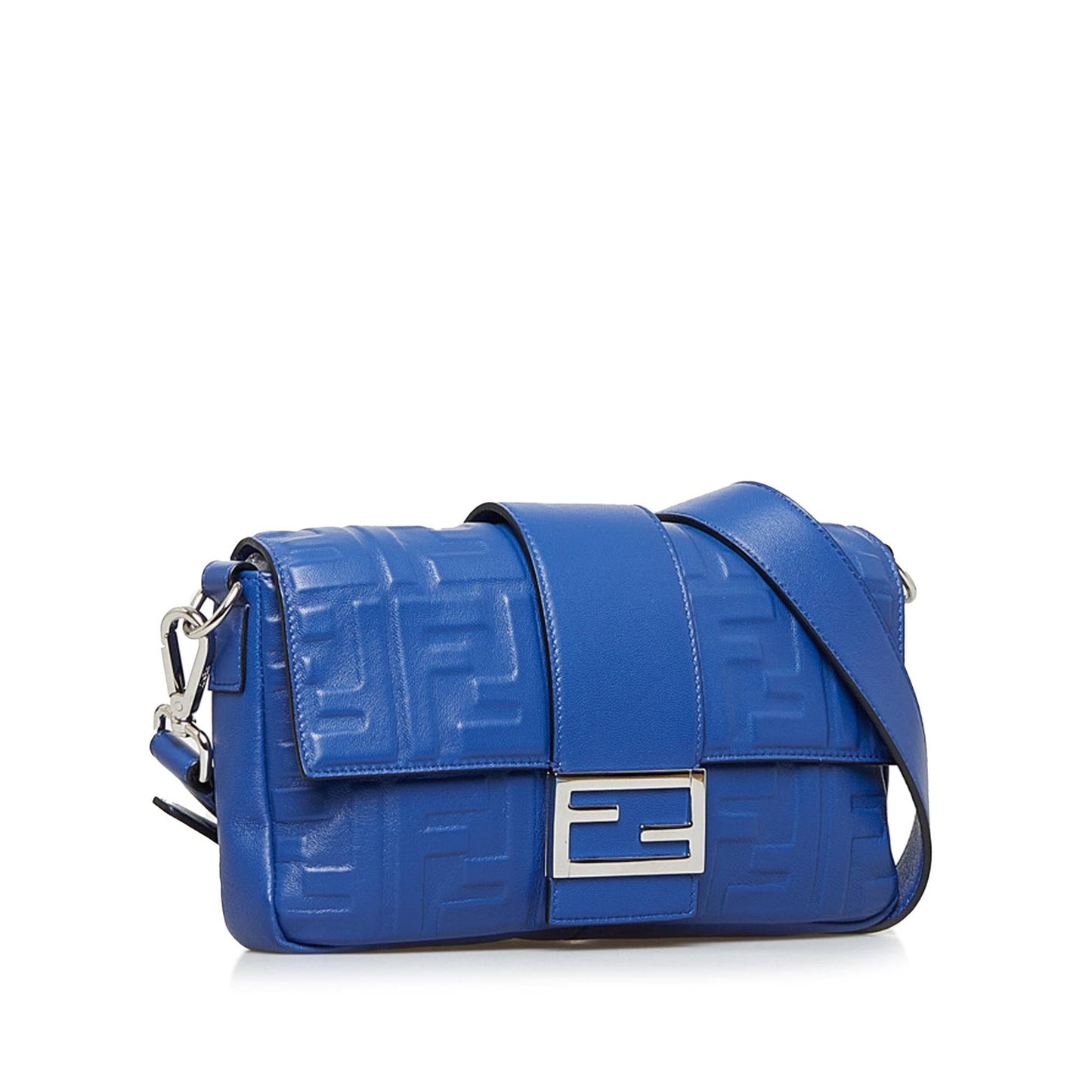 Fendi Ff Baguette Shg Hkcsa6 Satchel Bag Embossed
