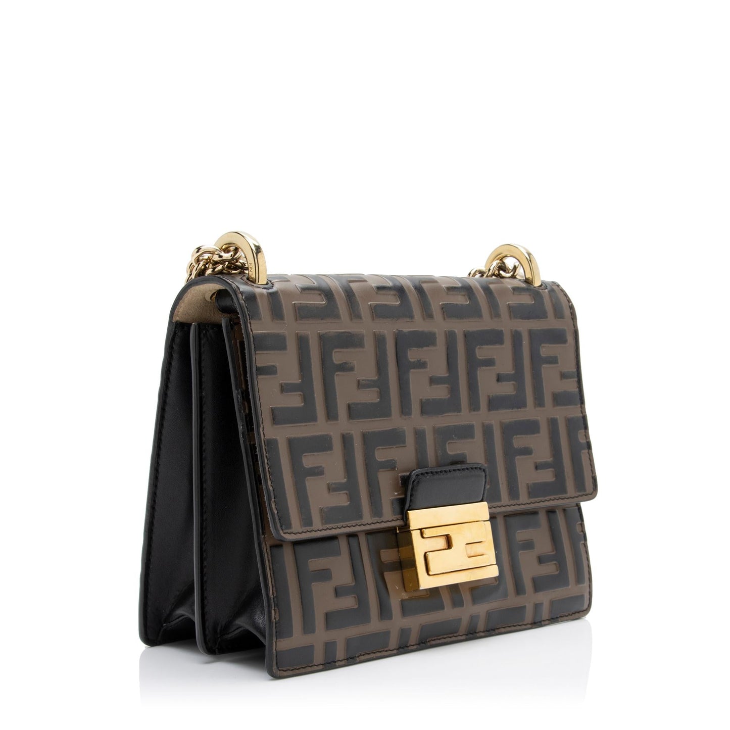 Fendi Ff Kan Shoulder Bag Shf Fkdtx8 Small Embossed