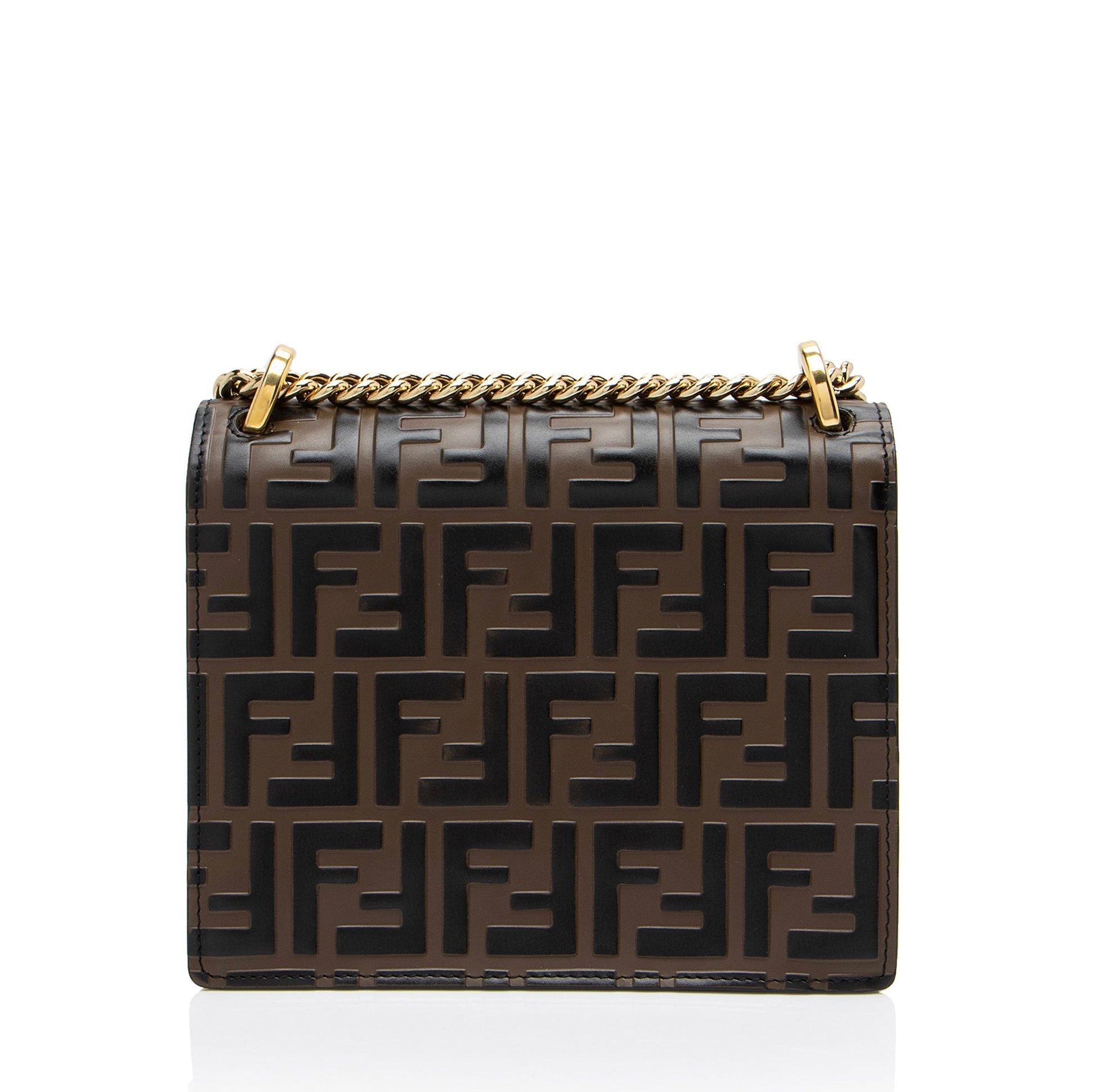 Fendi Ff Kan Shoulder Bag Shf Zykjeu Small Embossed