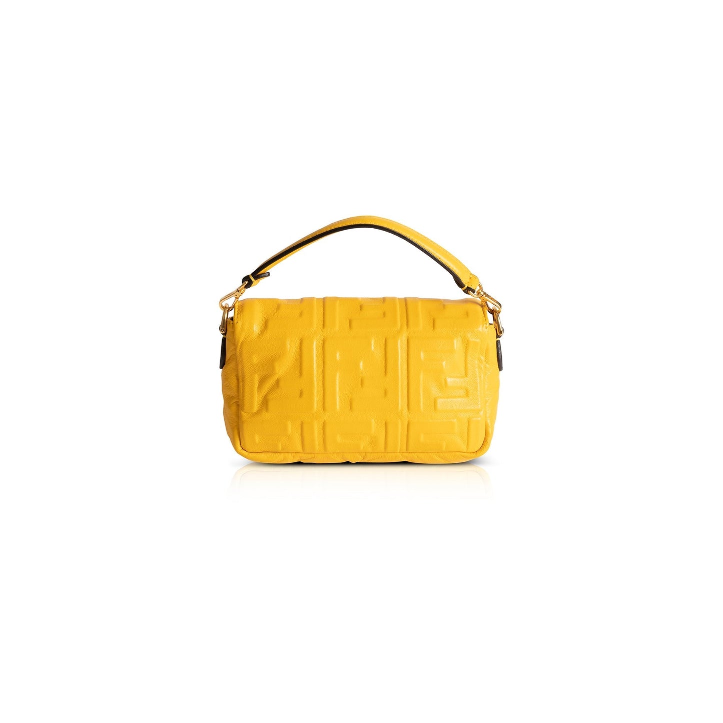 Fendi Ff Embossed Baguette Mini Travel Bag