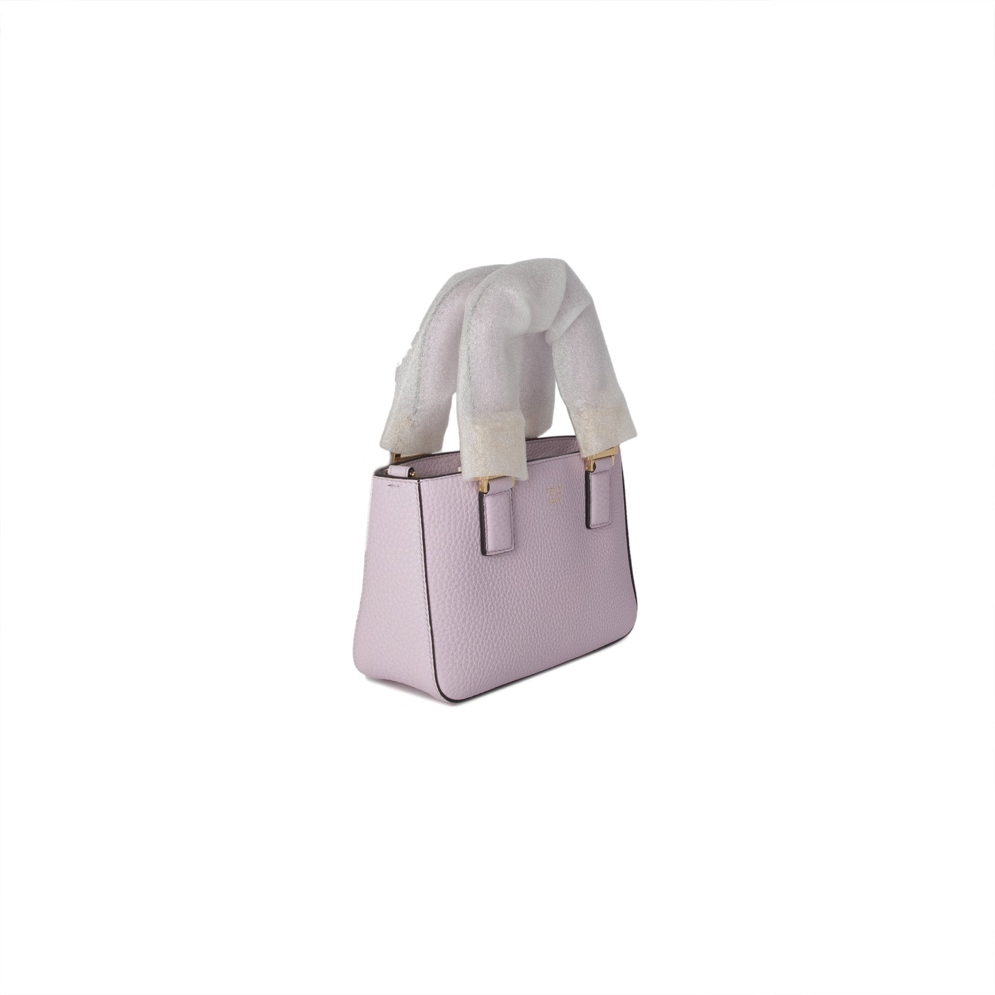 Fendi Ff Tote Leather Mini Tote Bag