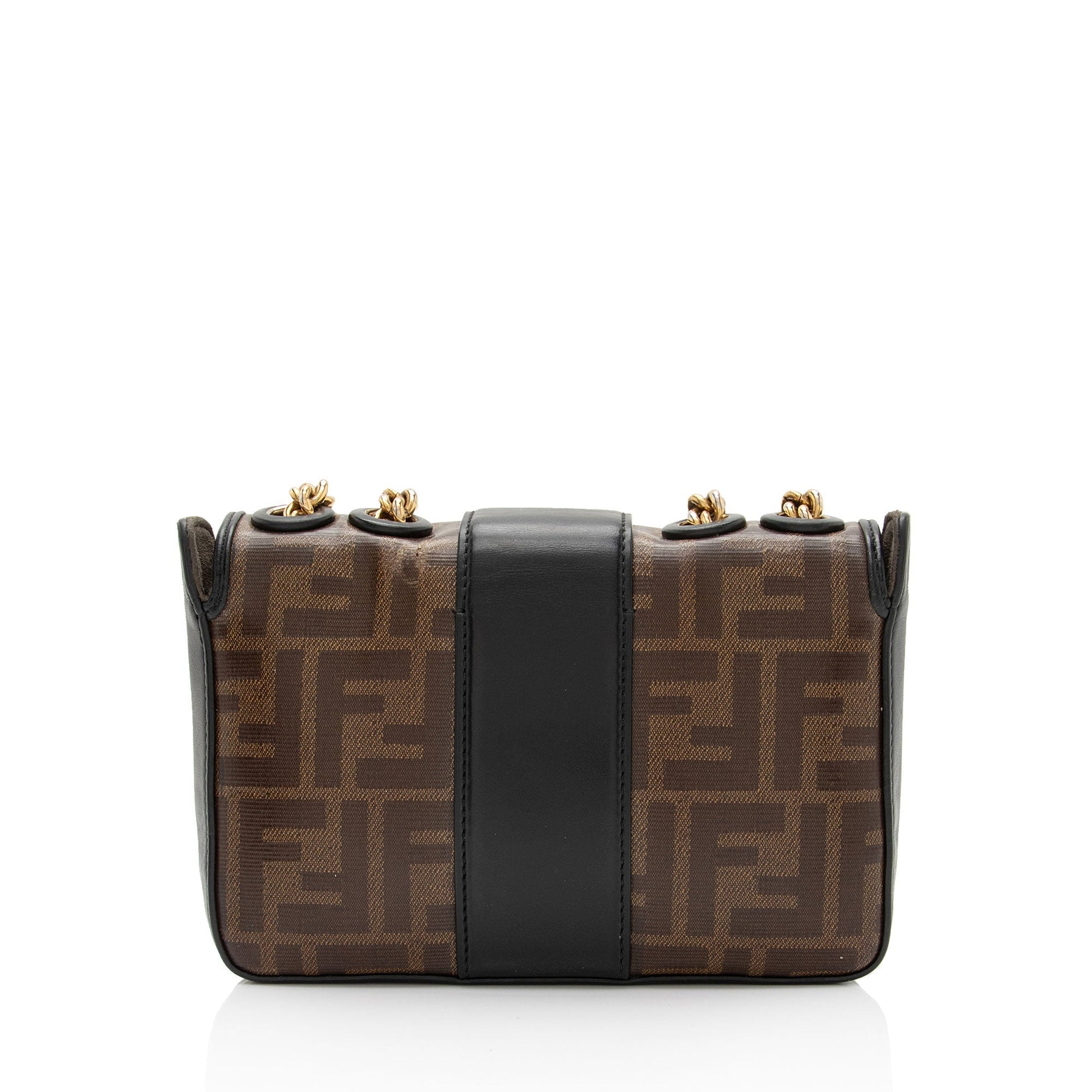 Fendi Ff Spalmati Double Shoulder Bag Shf Ckdmaw Mini