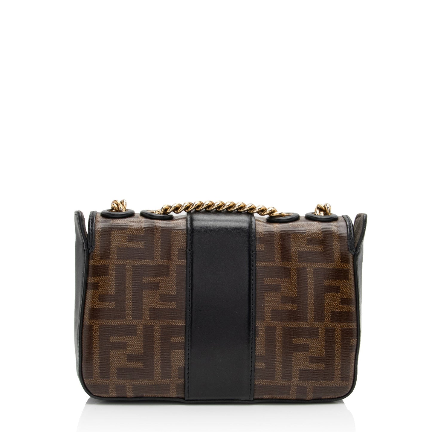 Fendi Ff Spalmati Double Shoulder Bag Shf Dtq1Xp Mini