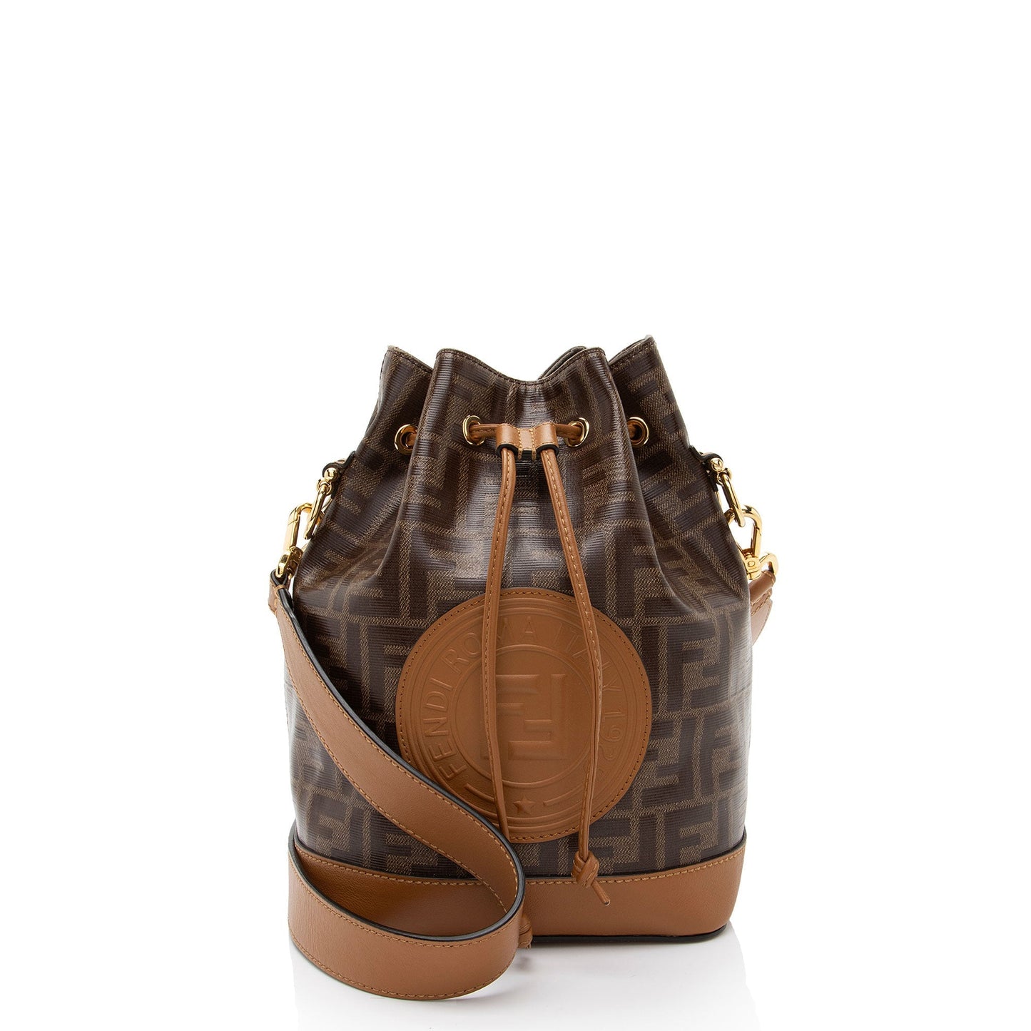 Fendi Ff Spalmati Mon Tresor Grande Shoulder Bag