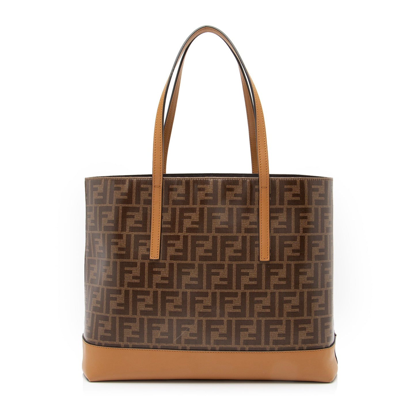 Fendi Ff Spalmati Vetrificato Shopper Tote Shf Tote Bag