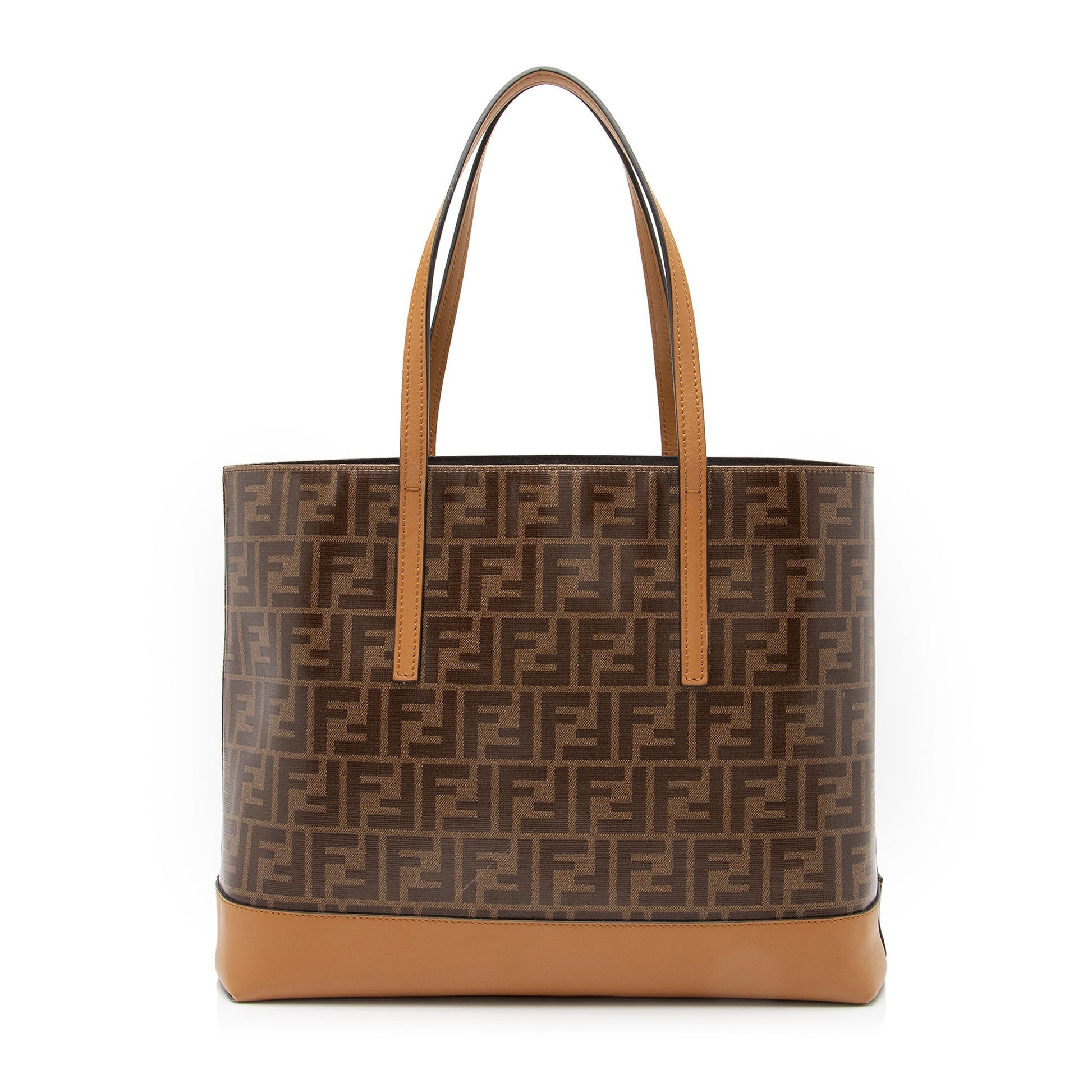Fendi Ff Spalmati Vetrificato Shopper Tote Shf Tote Bag