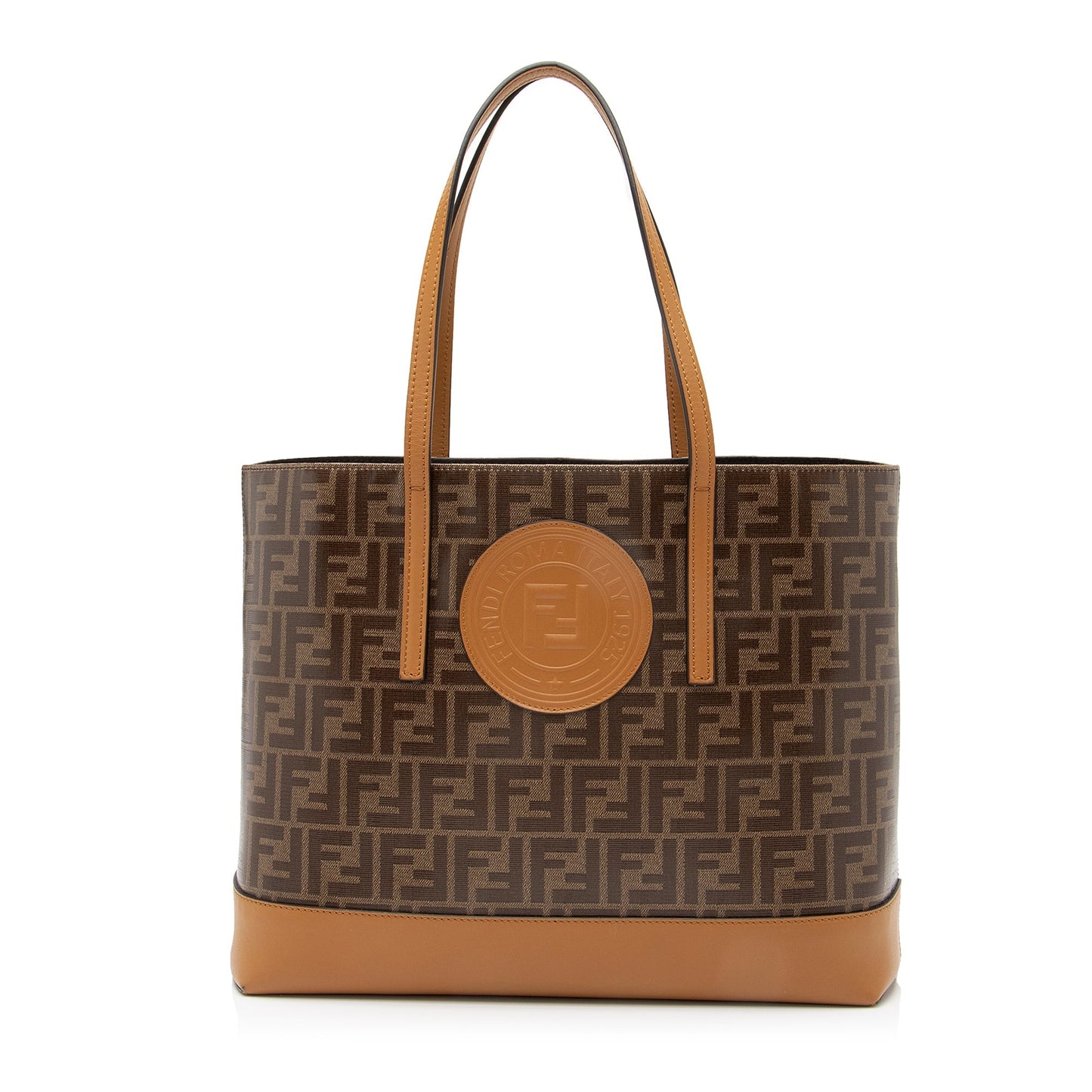 Fendi Ff Spalmati Vetrificato Shopper Tote Shf Tote Bag