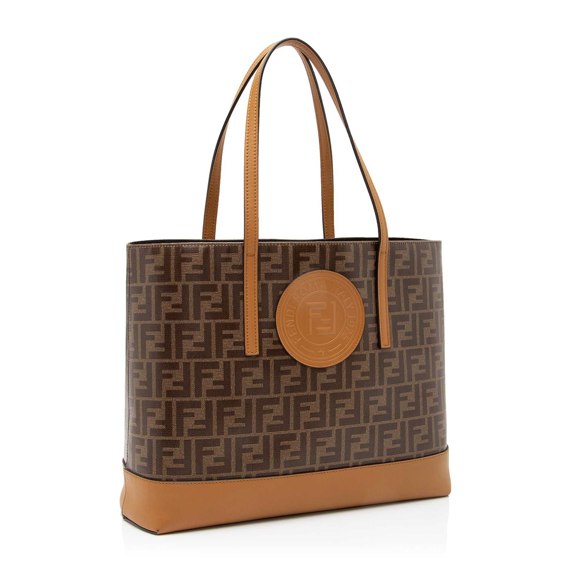 Fendi Ff Spalmati Vetrificato Shopper Tote Shf Tote Bag