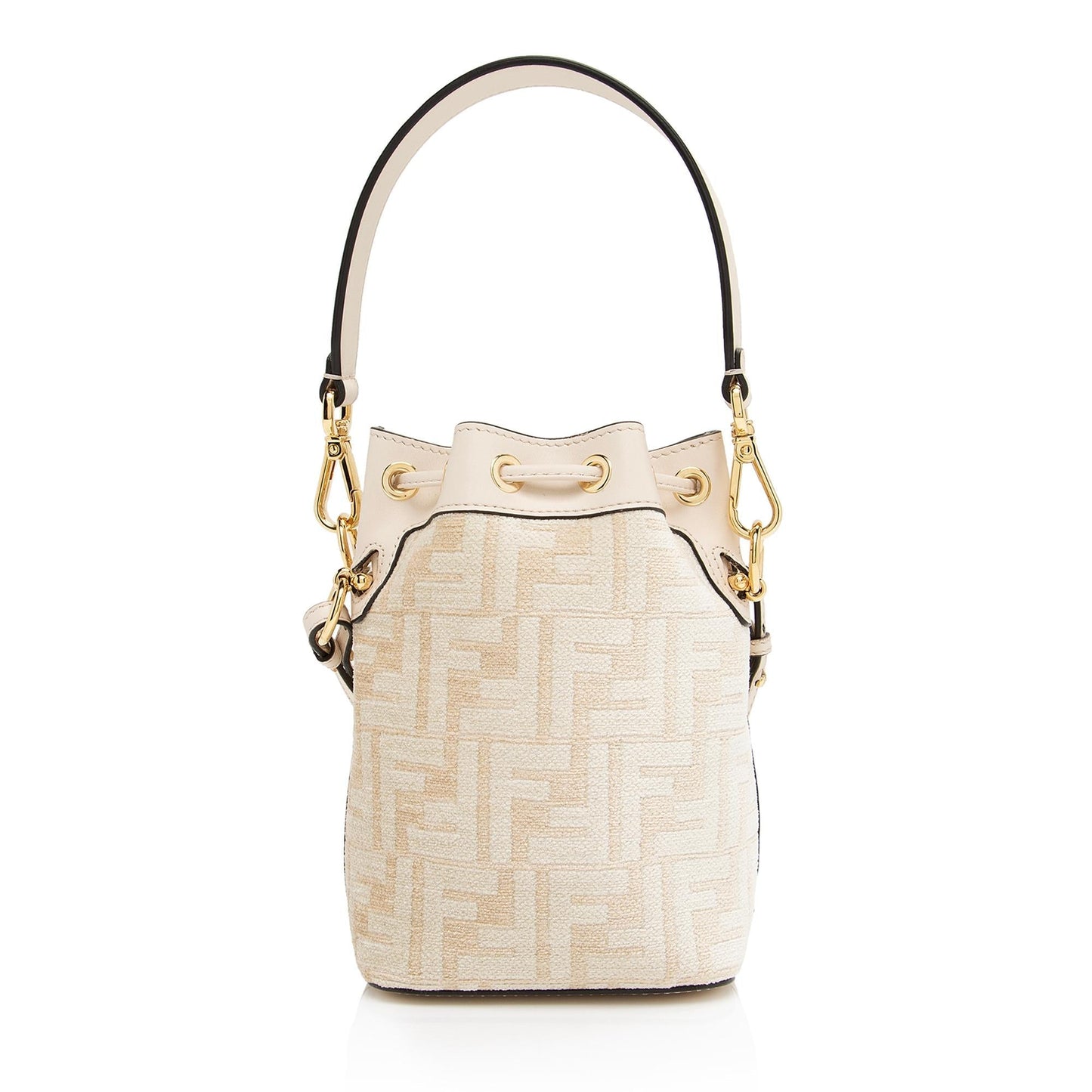 Fendi Ff Tapestry Mon Tresor Bag Shf Ghsmgt Mini Bucket Crossbody Bag