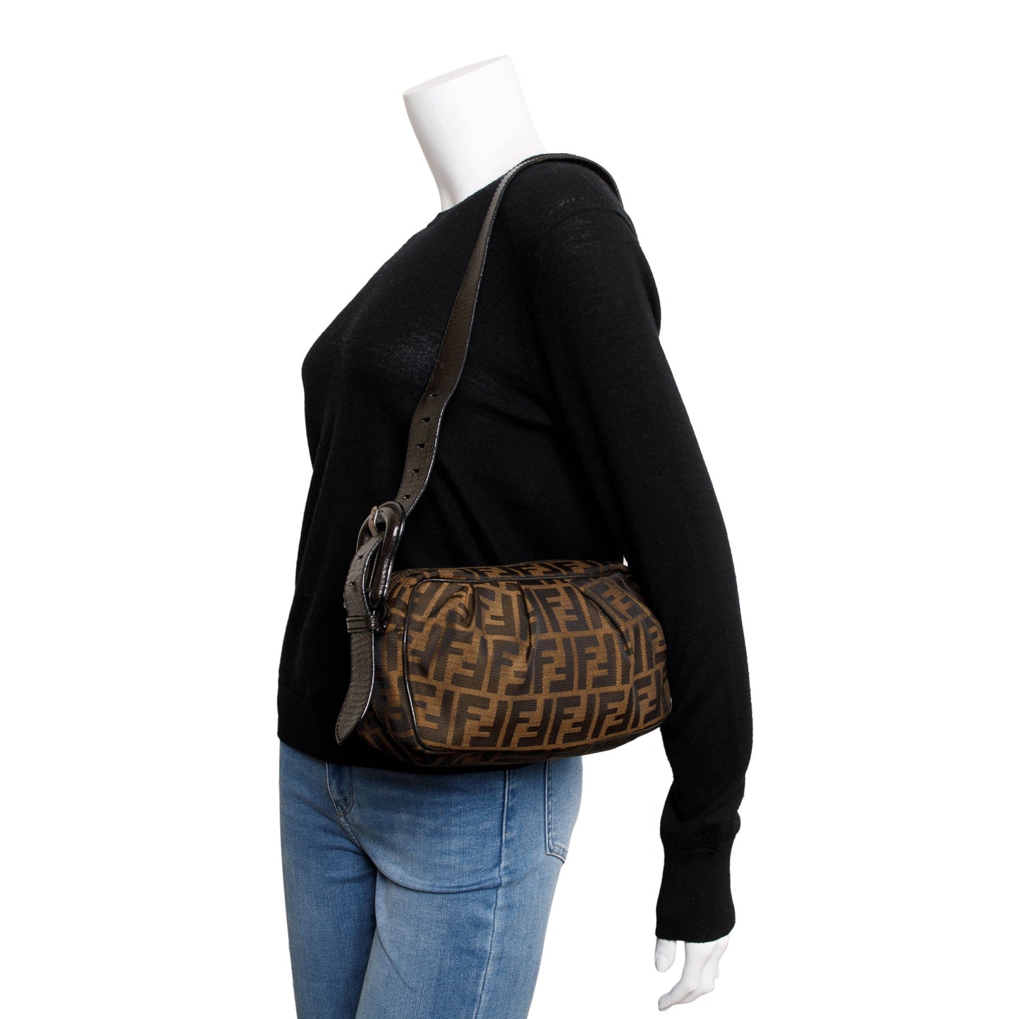 Fendi Ff Zucca Camera Bag Canvas Small Travel Bag