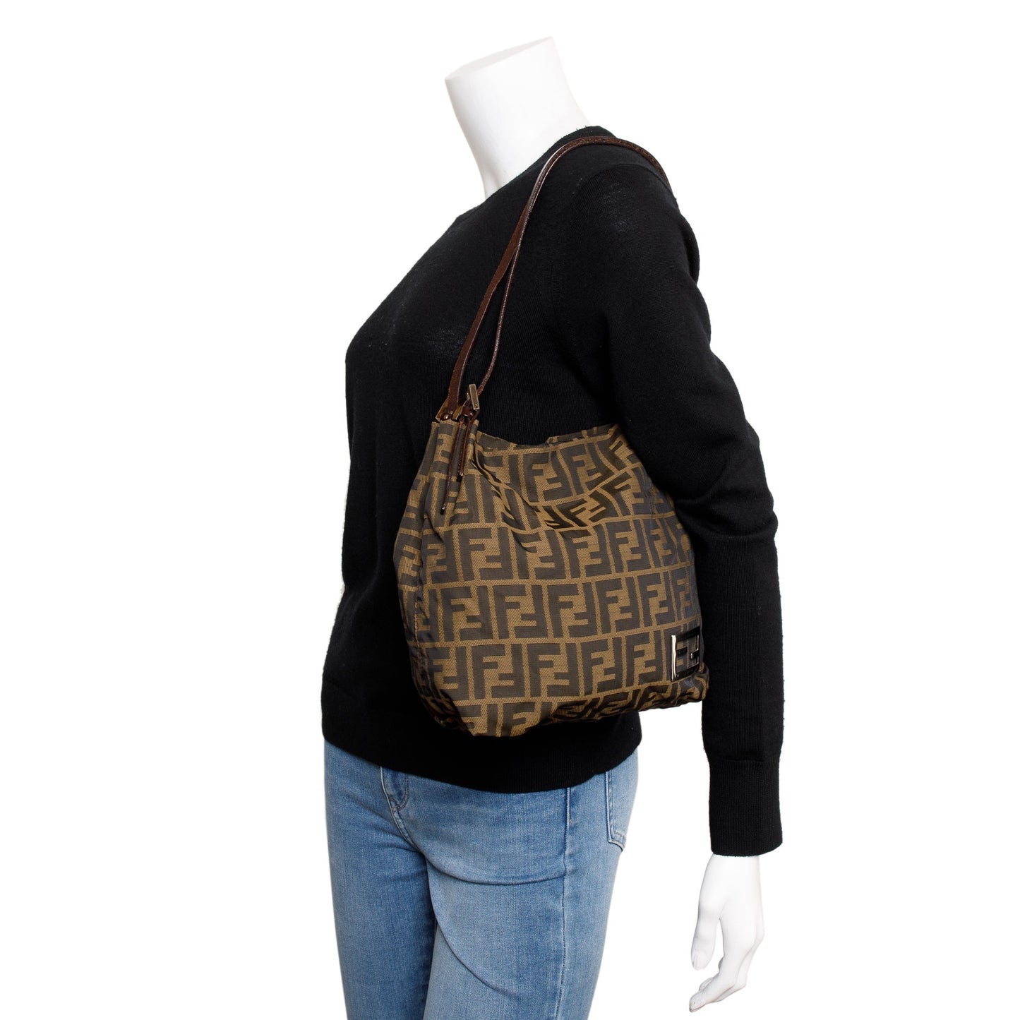Fendi Ff Zucca Tote Bag Canvas