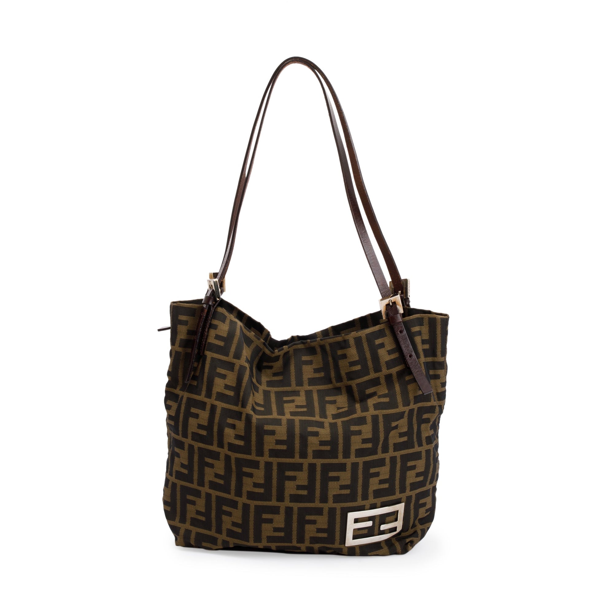 Fendi Ff Zucca Tote Bag Canvas