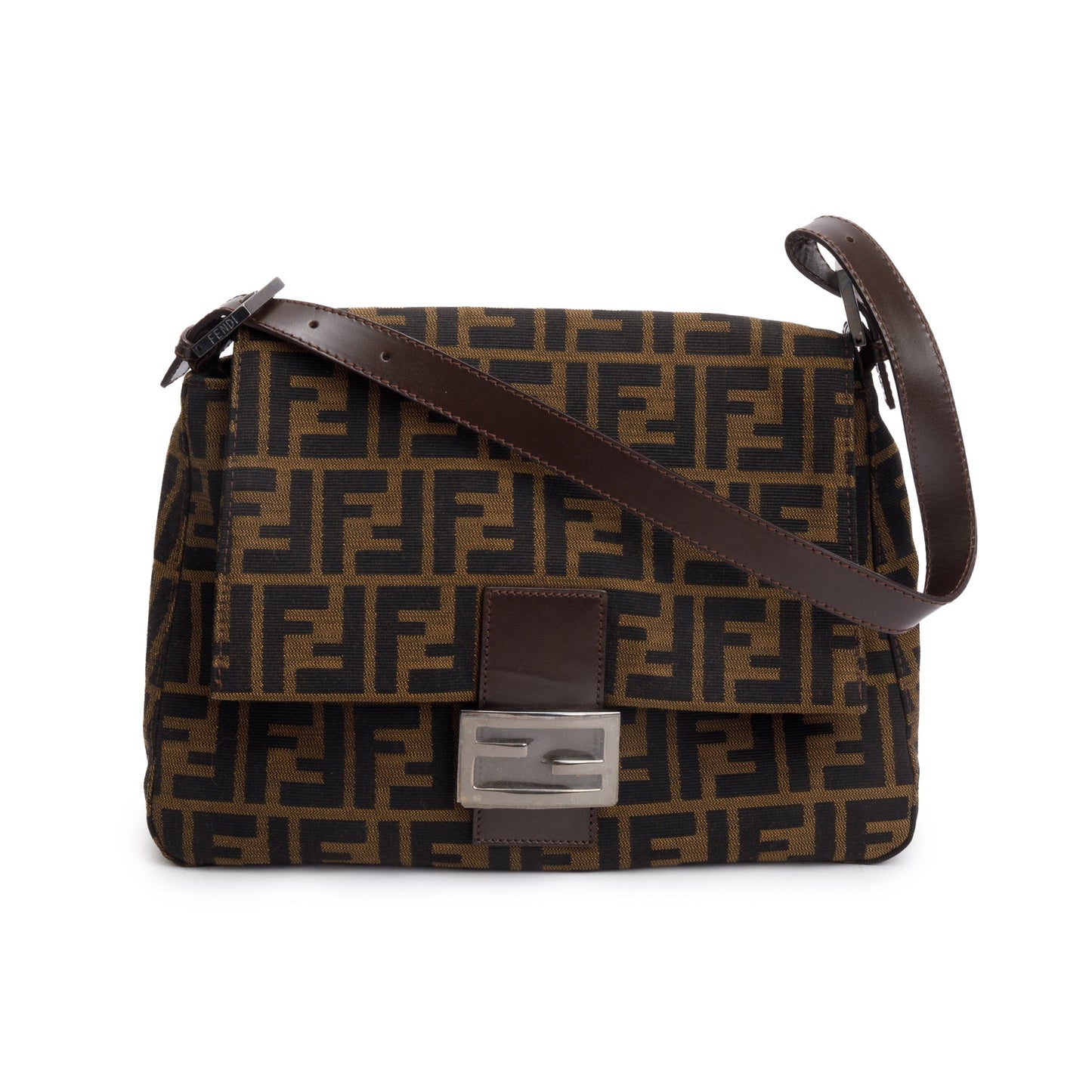Fendi Ff Zucca Mama Forever Baguette Shoulder Bag