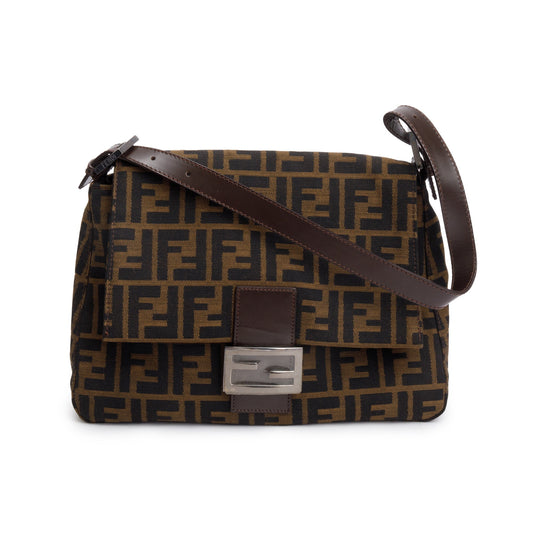 Fendi Ff Zucca Mama Forever Baguette Shoulder Bag