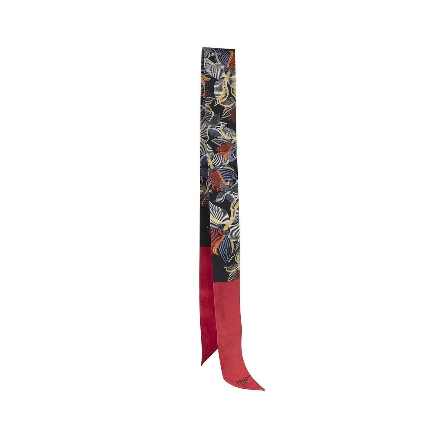 Fendi Fantasy Orchid Silk Twilly Travel Bag