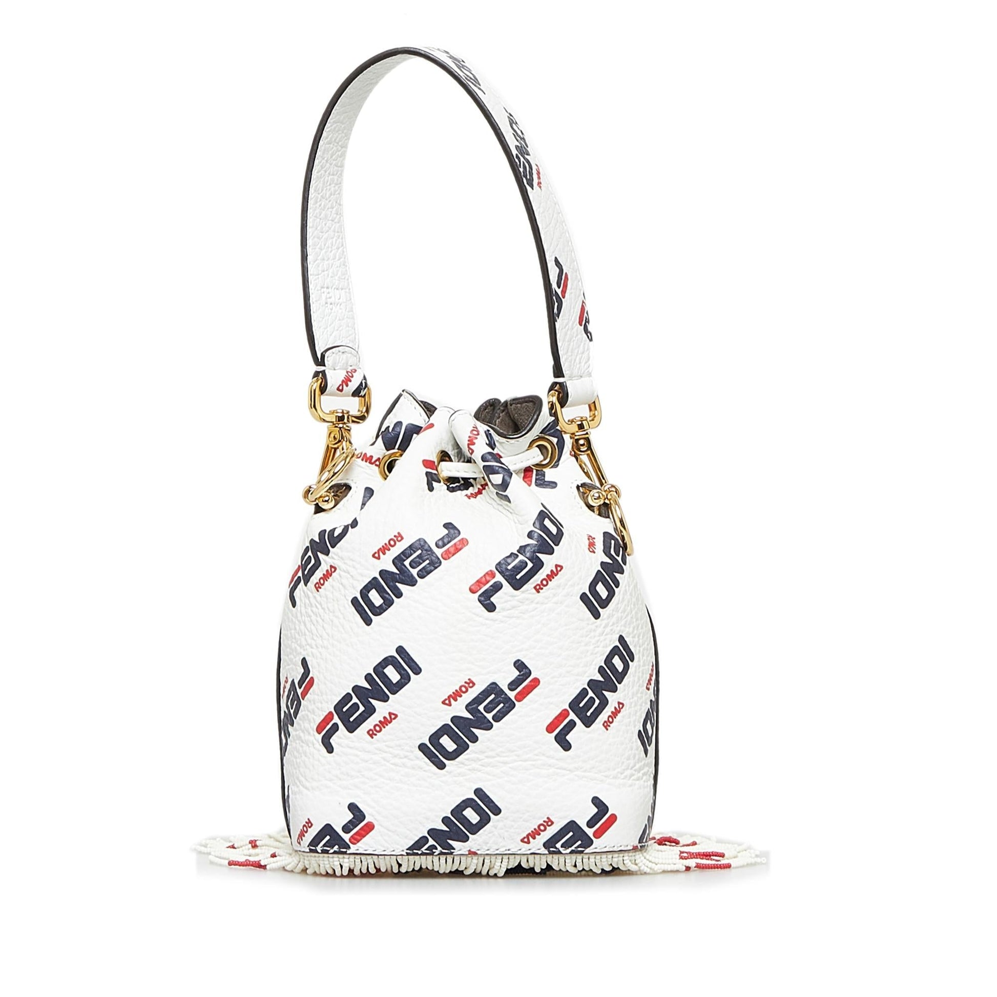 Fendi Fila Mania Mon Tresor Bag Shg H1Pubx Mini Bucket Shoulder Bag