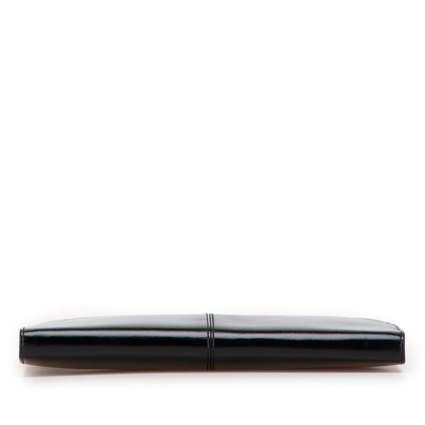 Fendi Glazed Calfskin Slim Peekaboo Turn Lock Clutch Clutch Bag