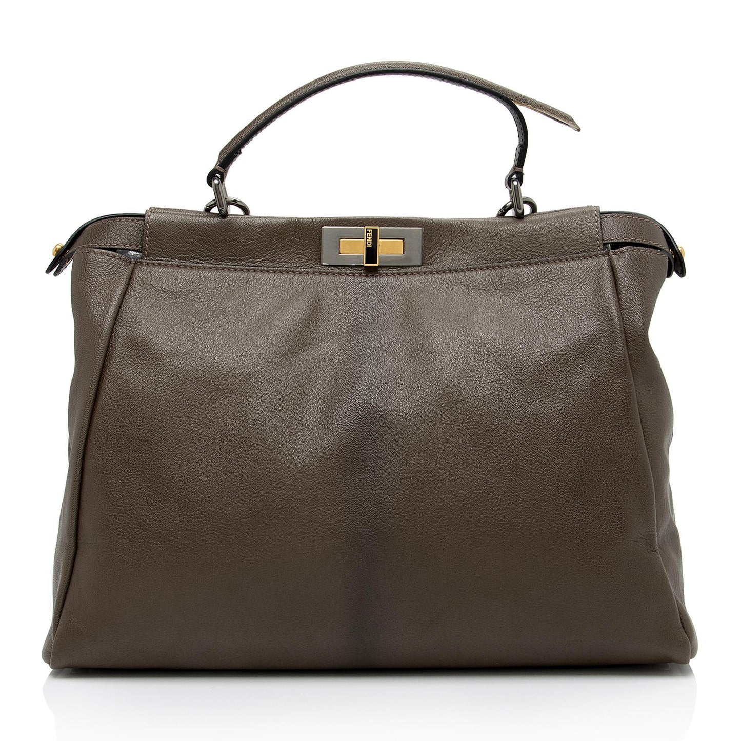 Fendi Goatskin Peekaboo Satchel Final Sale Shf Ef9Skv Large Satchel Bag
