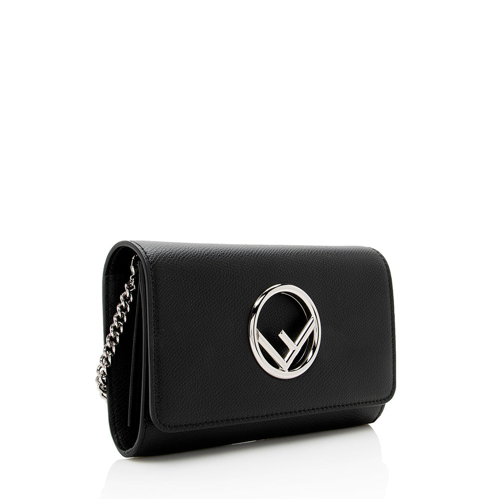 Fendi Grained Calfskin Is Crossbody Bag Shf