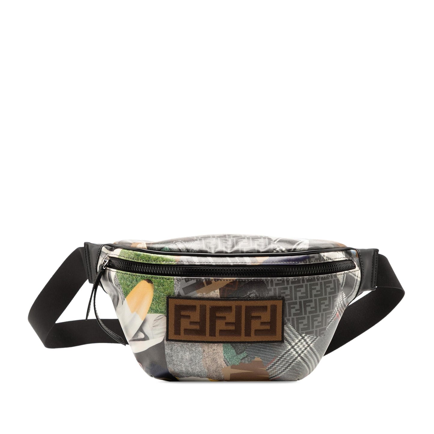 Fendi Hey Reilly Zucca Ff Coated Belt Bag Canvas