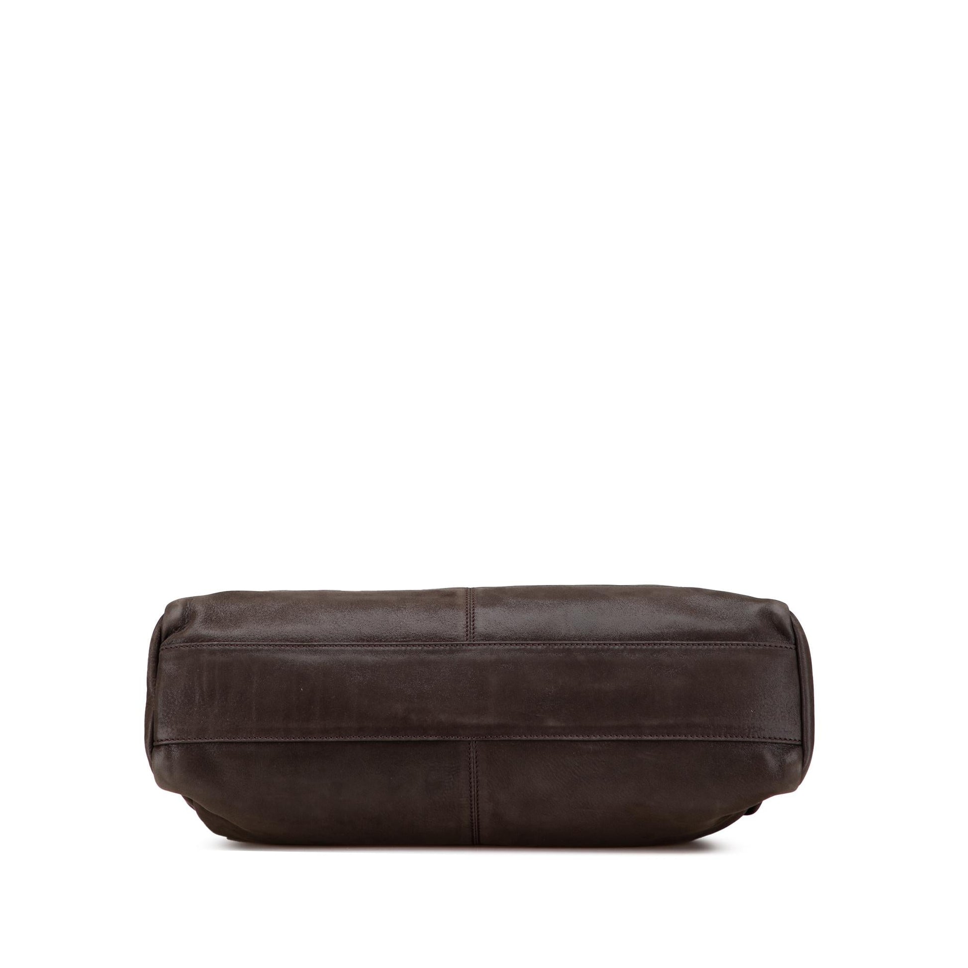 Fendi Iridescent Tote Leather Chain Tote Bag
