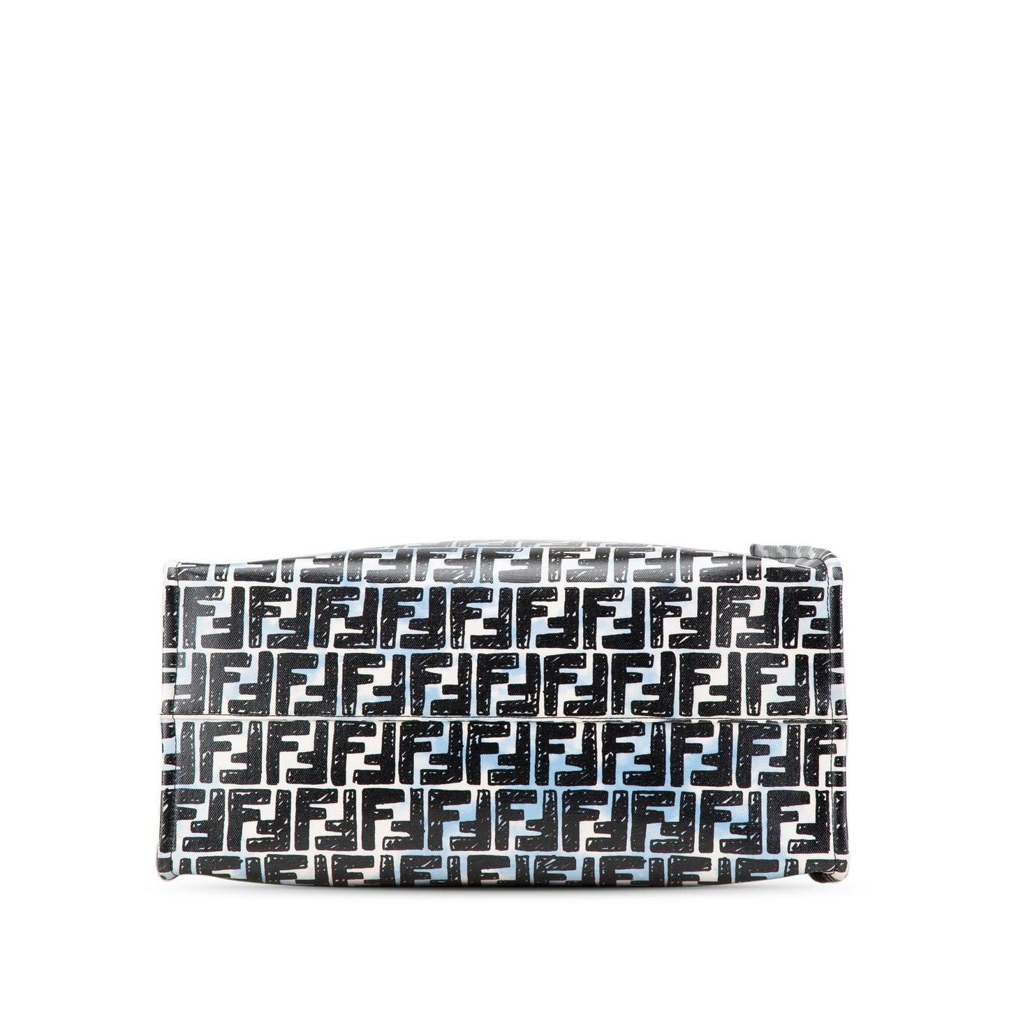 Fendi Joshua Vides Zucca Coated Cloudy Shopper Satchel Canvas Satchel Bag Cloudy Shopper Satchel