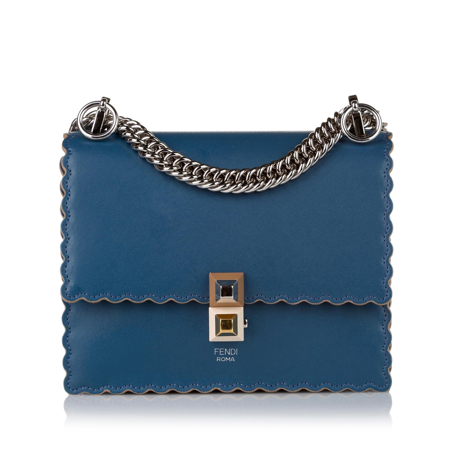 Fendi Kan Crossbody Bag Shg Leather