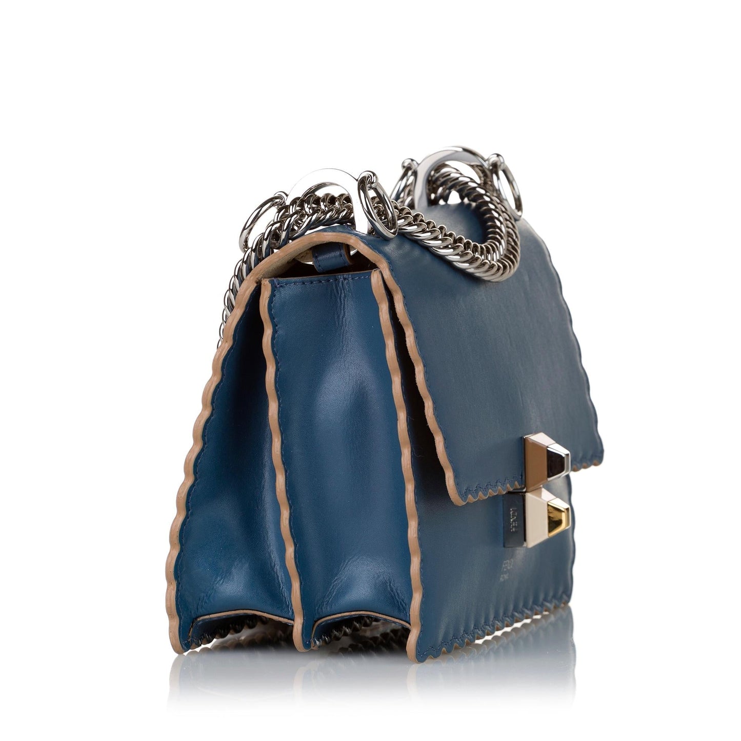 Fendi Kan Crossbody Bag Shg Leather