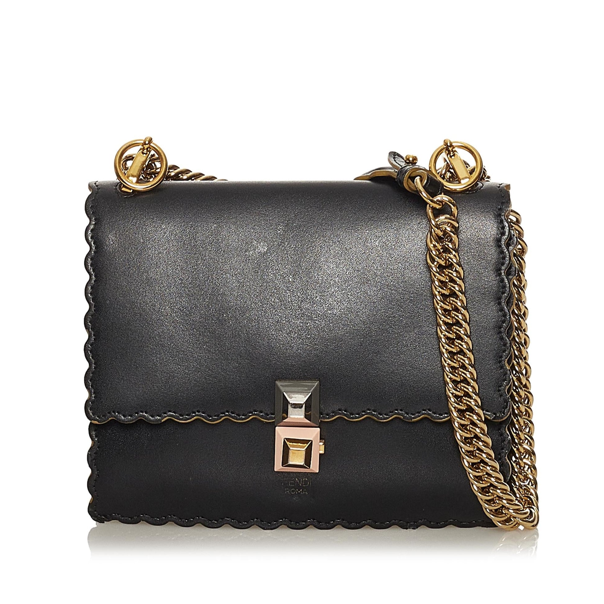 Fendi Kan Crossbody Bag Shg Iqhi8R Leather