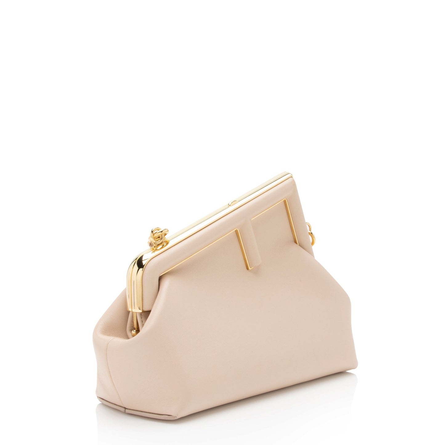 Fendi First Shoulder Bag Shf Bcp1K7 Lambskin Small