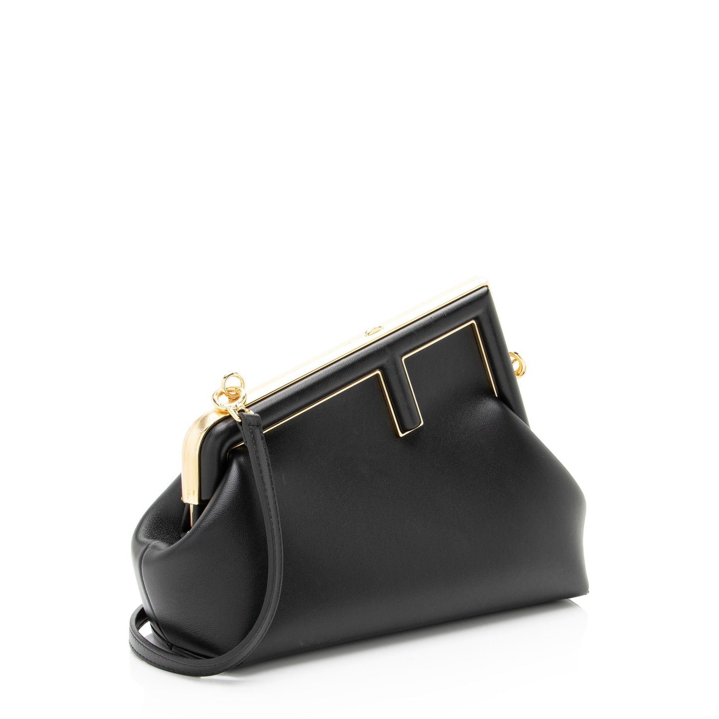 Fendi First Shoulder Bag Lambskin Small Small Shoulder Bag