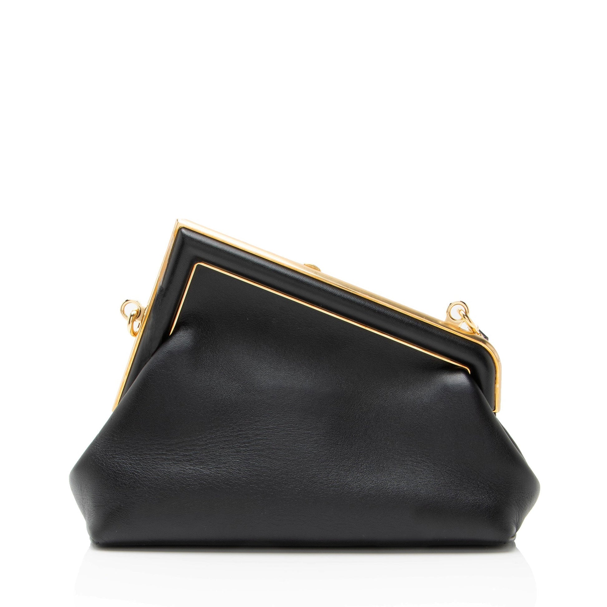 Fendi First Shoulder Bag Lambskin Small