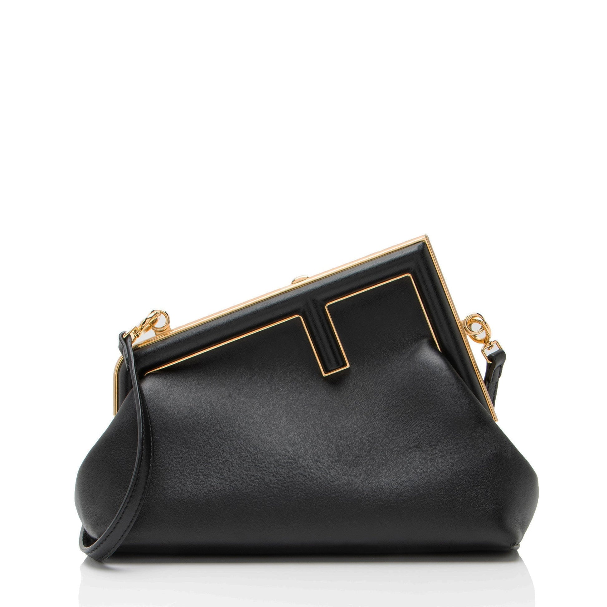 Fendi First Shoulder Bag Lambskin Small