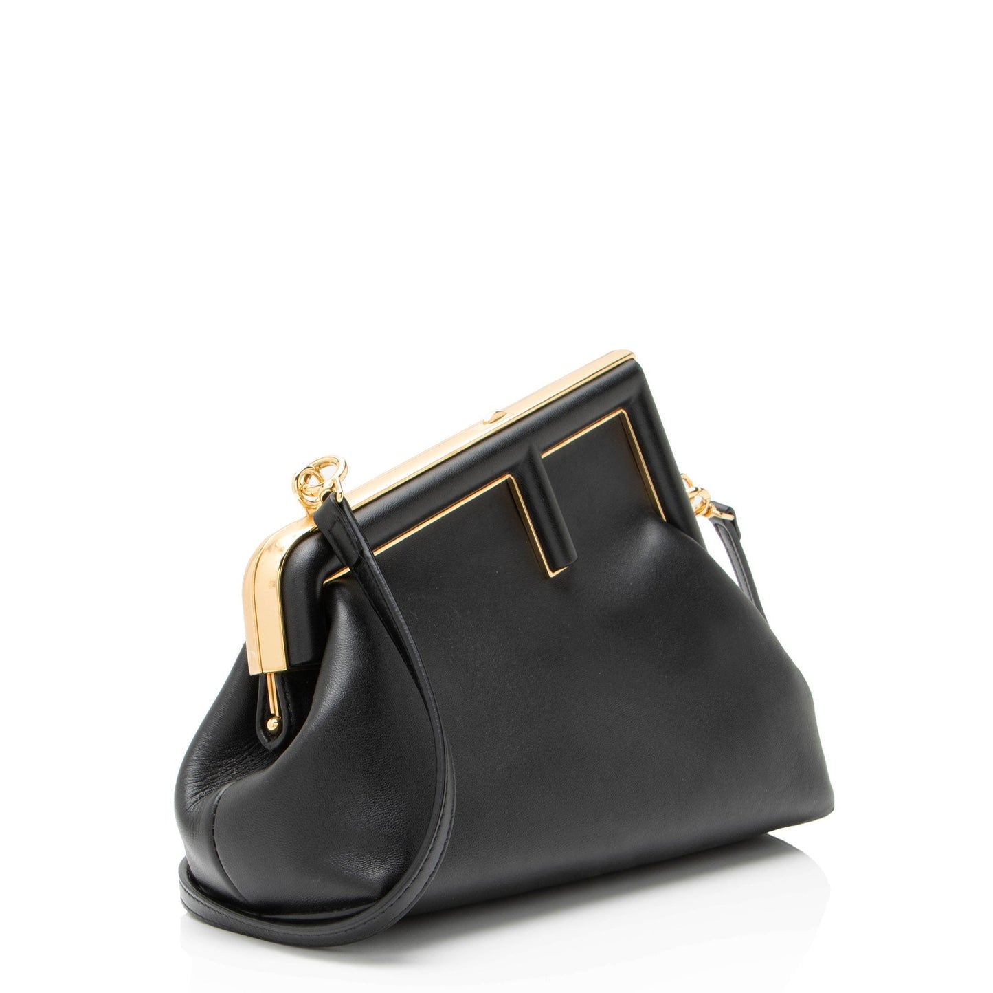Fendi First Shoulder Bag Lambskin Small
