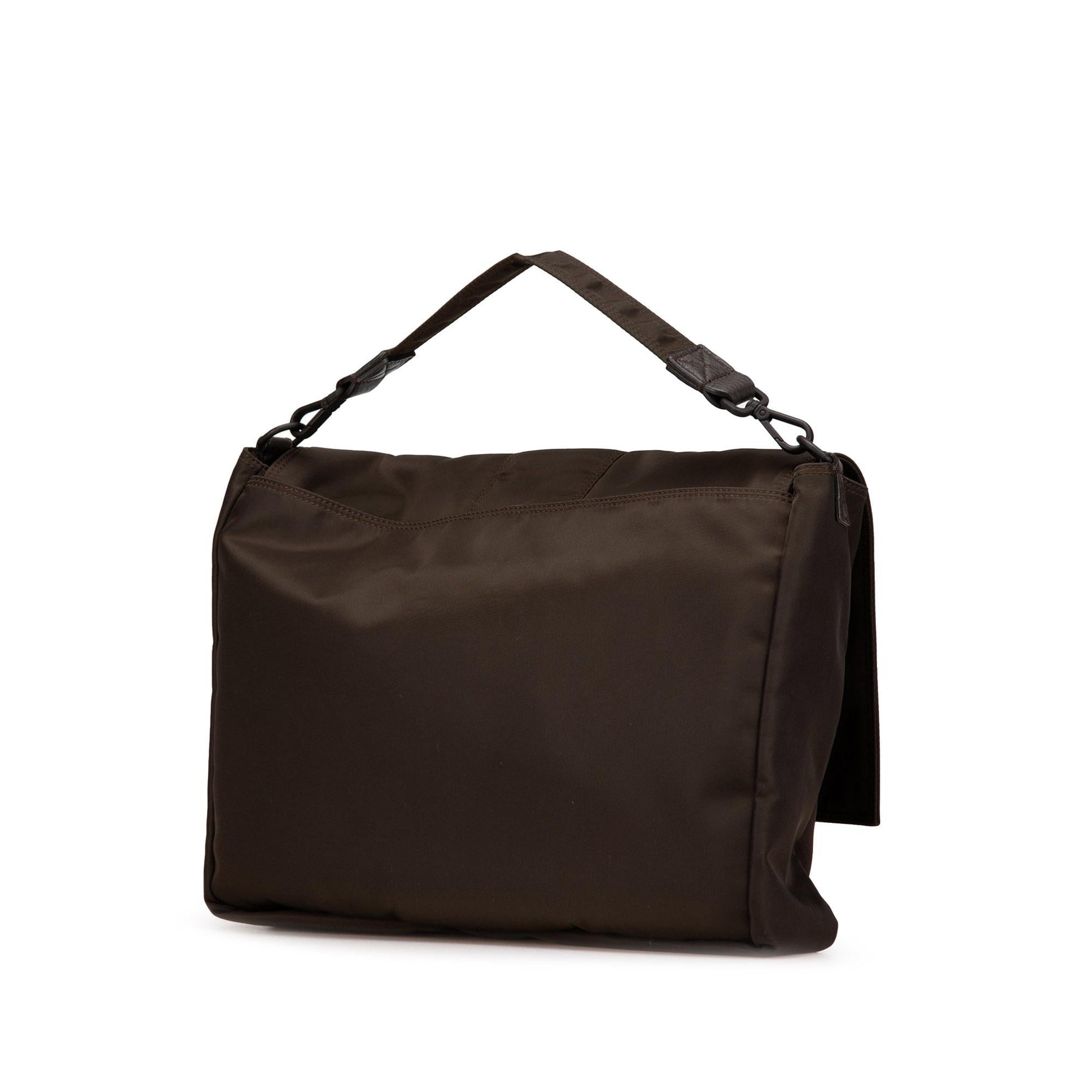Fendi Econyl Baguette Satchel Nylon Large Satchel Bag Nylon Baguette Satchel