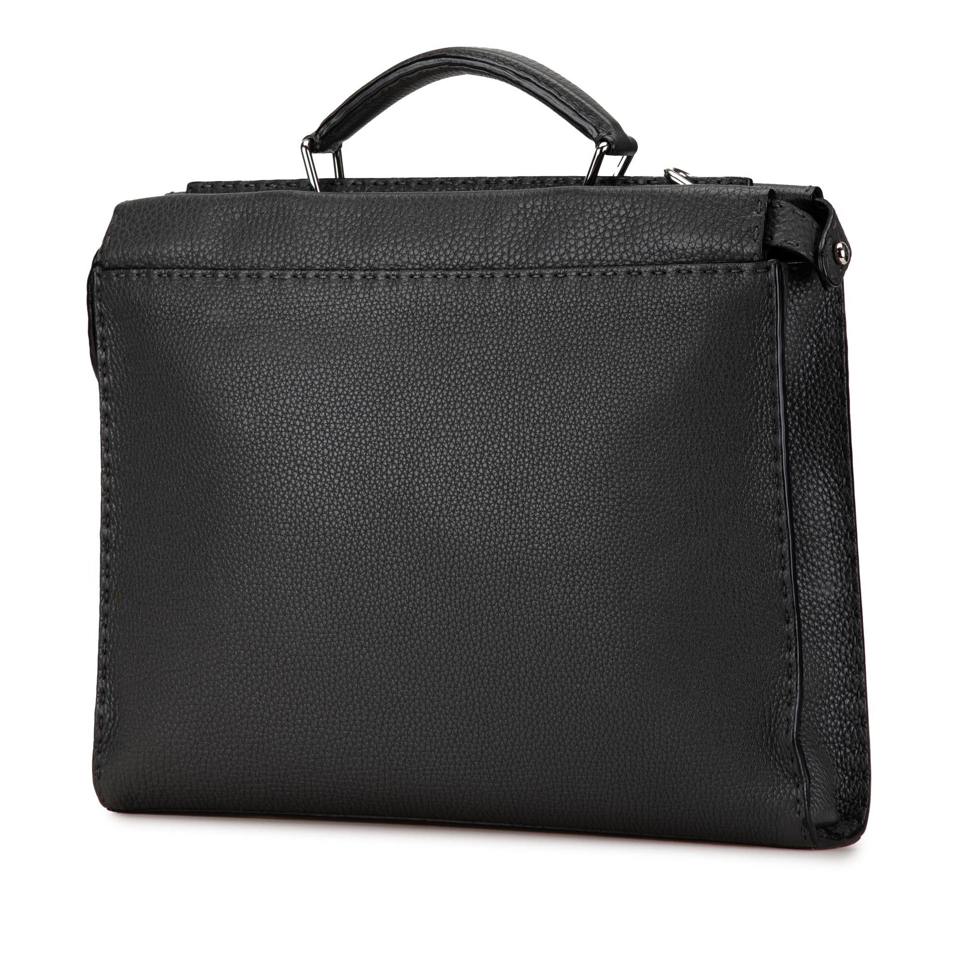 Fendi Selleria Peekaboo Iconic Fit Bag Leather Large Tote Bag Iconic Fit Bag