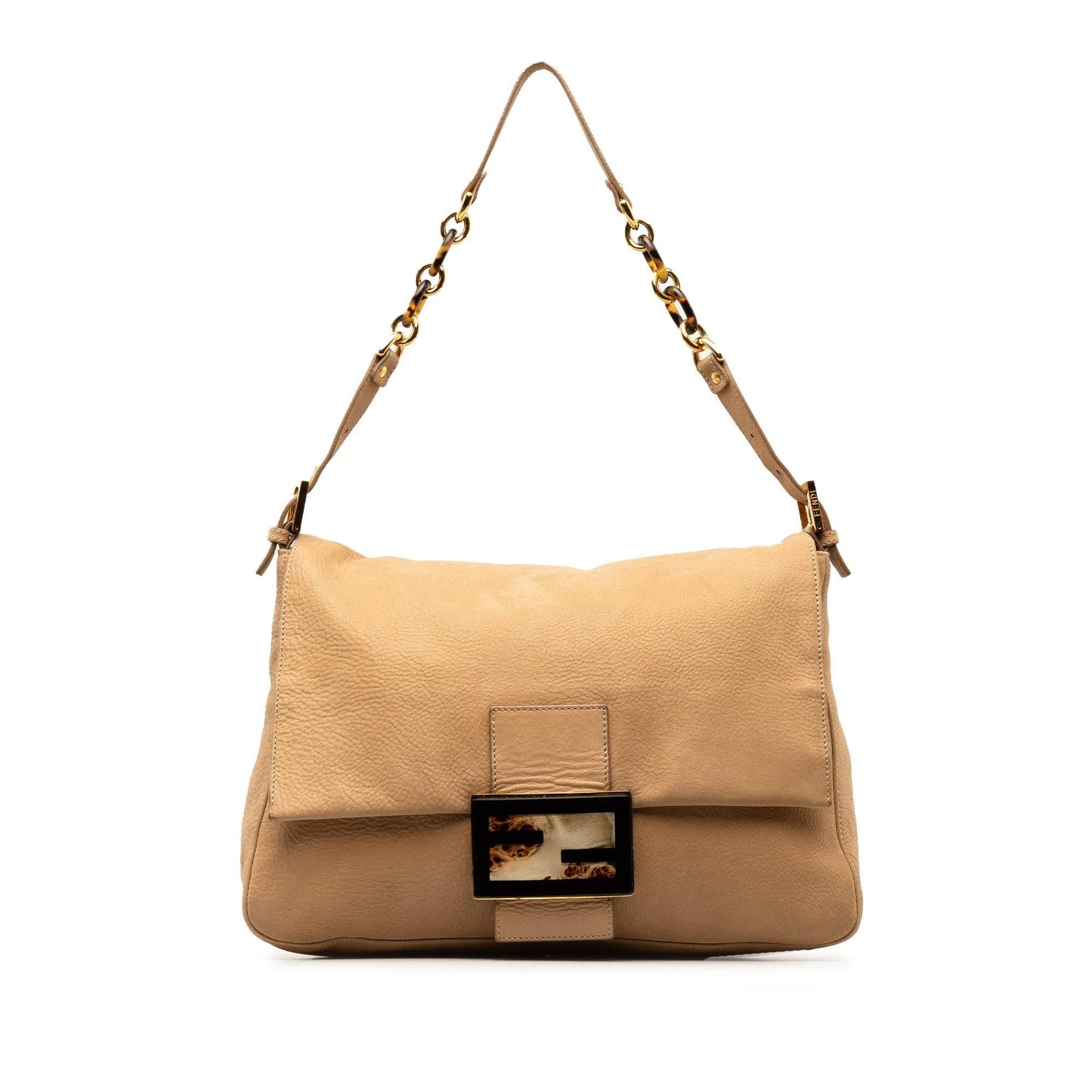 Fendi Nubuck Mamma Forever Shg Eydbzd Shoulder Bag Large