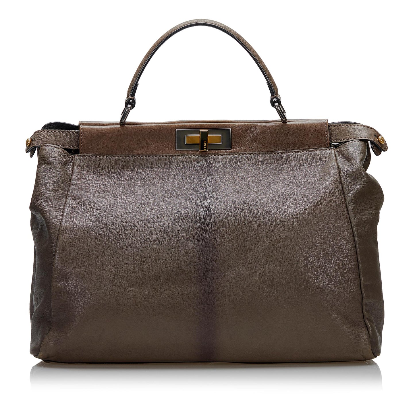 Fendi Peekaboo Iconic Shg O6Hvbk Satchel Bag Large