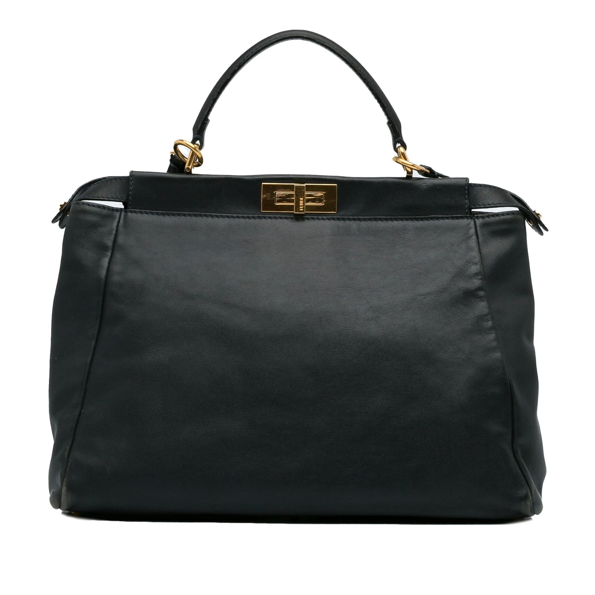 Fendi Peekaboo Satchel Shg Yekejs Large Satchel Bag