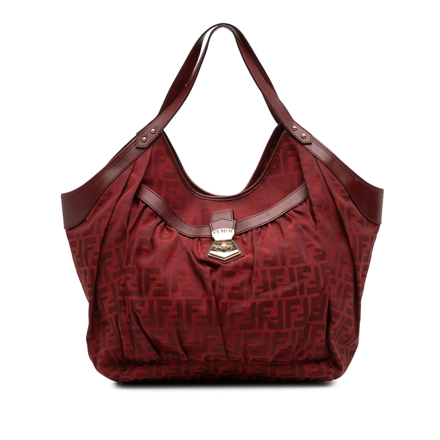 Fendi Zucca Chef Tote Canvas Large Tote Bag