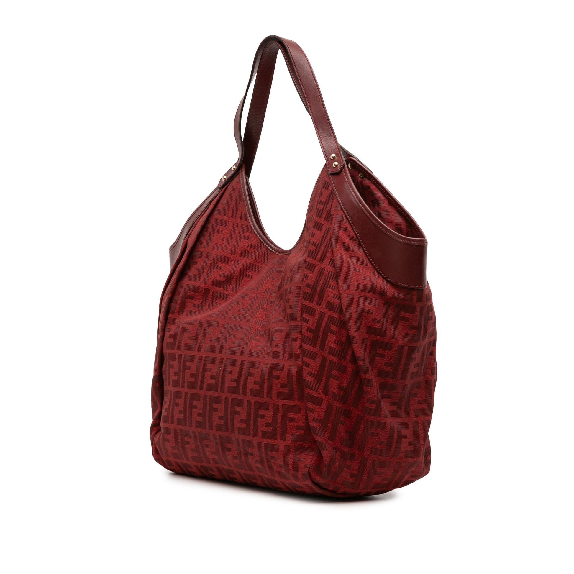 Fendi Zucca Chef Tote Canvas Large Tote Bag