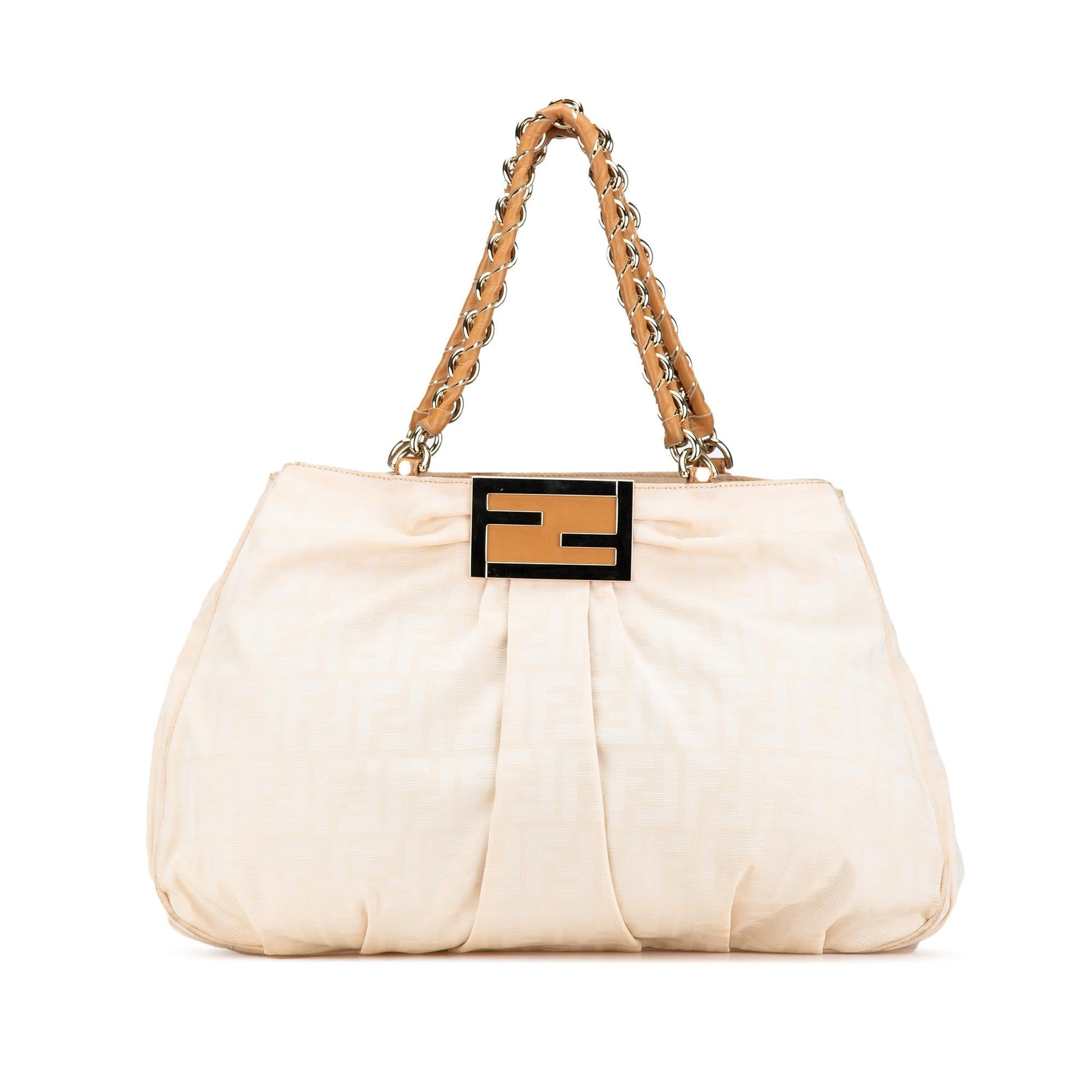 Fendi Zucca Mia Tote Canvas Large Tote Bag Tote Shg 5Ckpw6