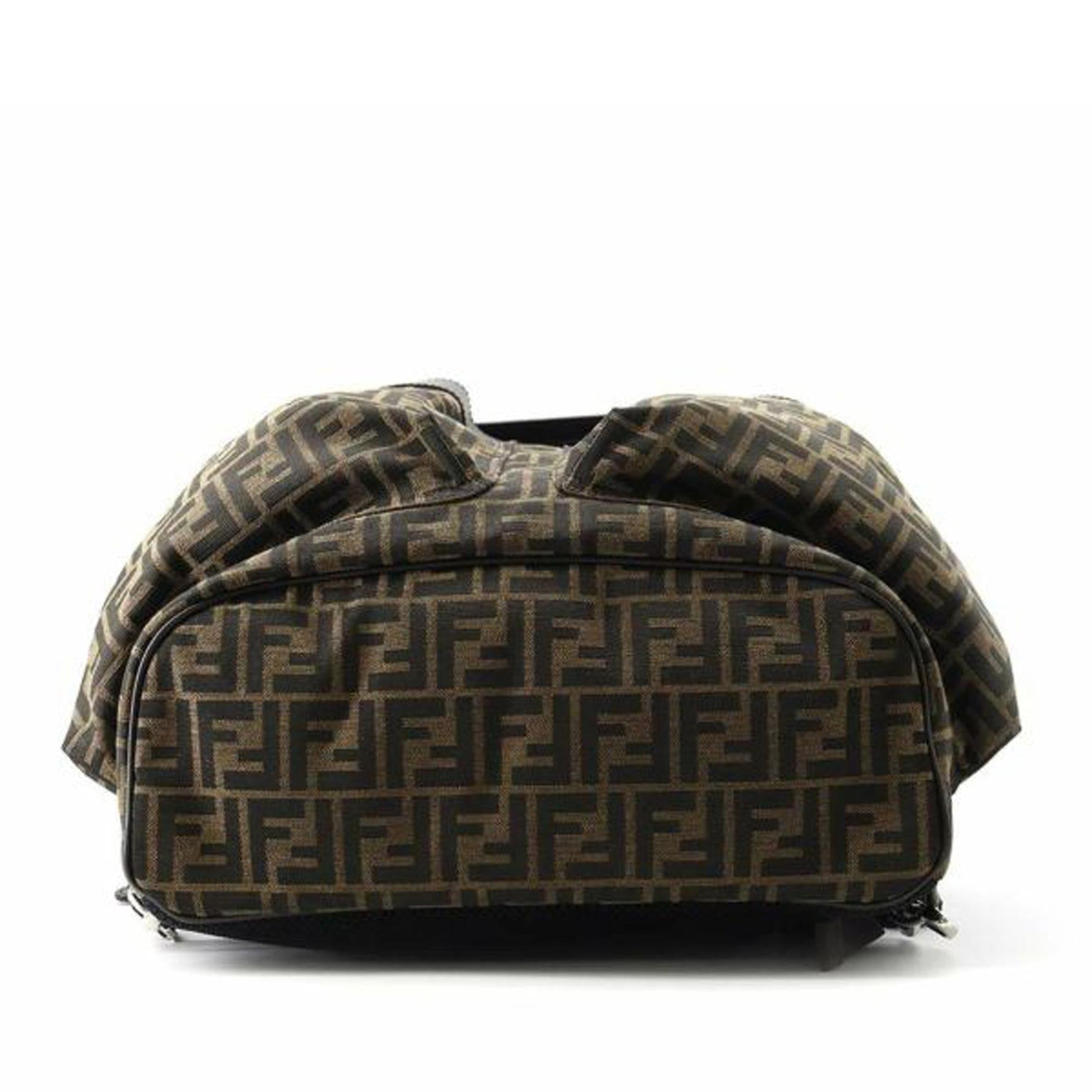 Fendi Zucca Strike Backpack Shg M56Fum Canvas Large