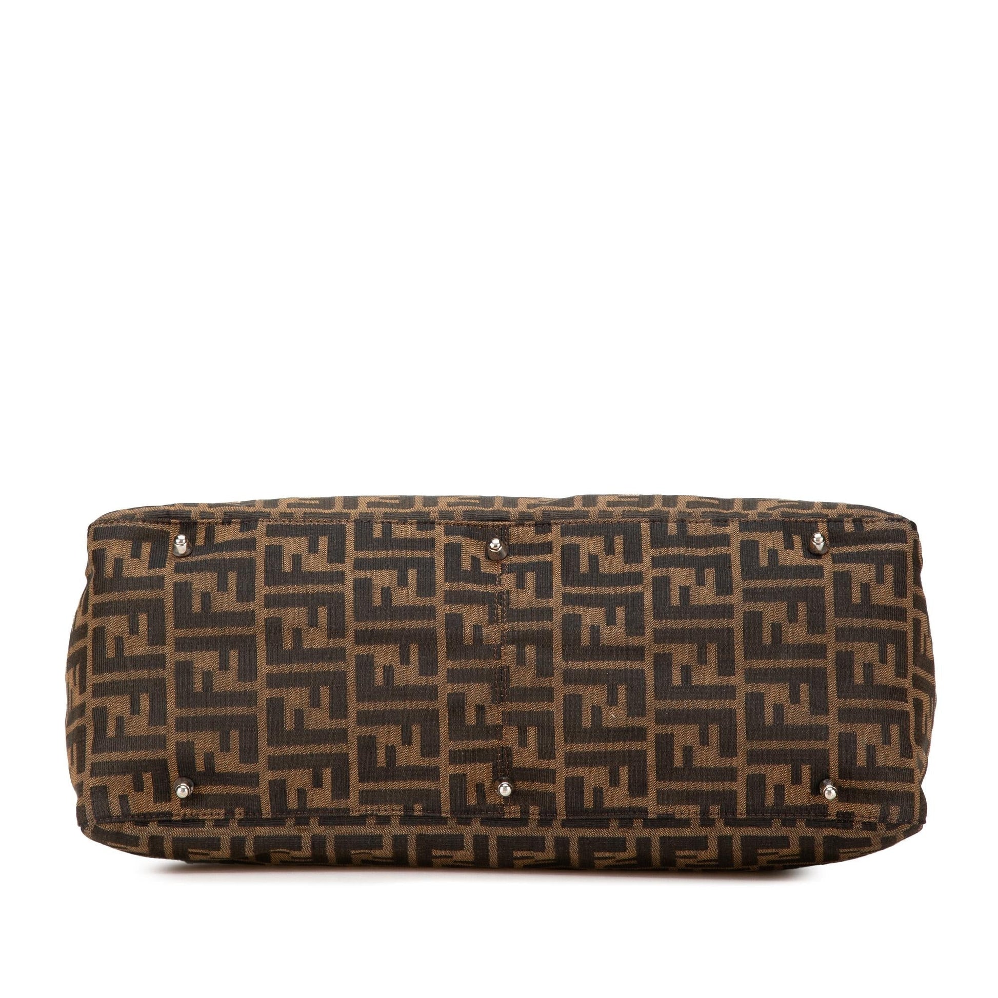 Fendi Zucca Twins Tote Canvas Large Tote Bag Twins Tote 2