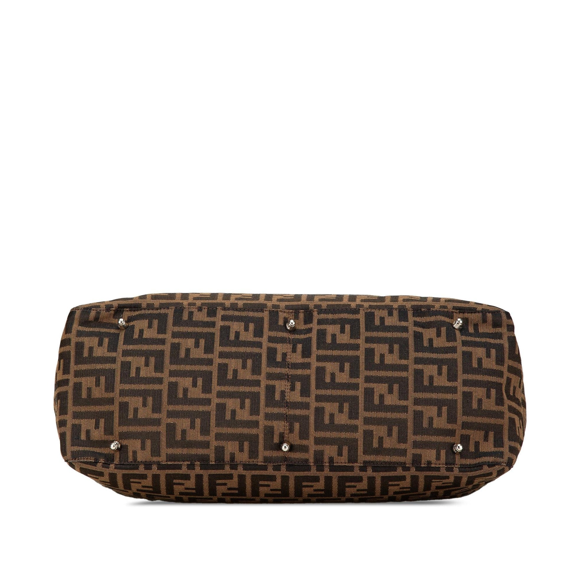 Fendi Zucca Twins Tote Canvas Large Tote Bag Twins Tote 5