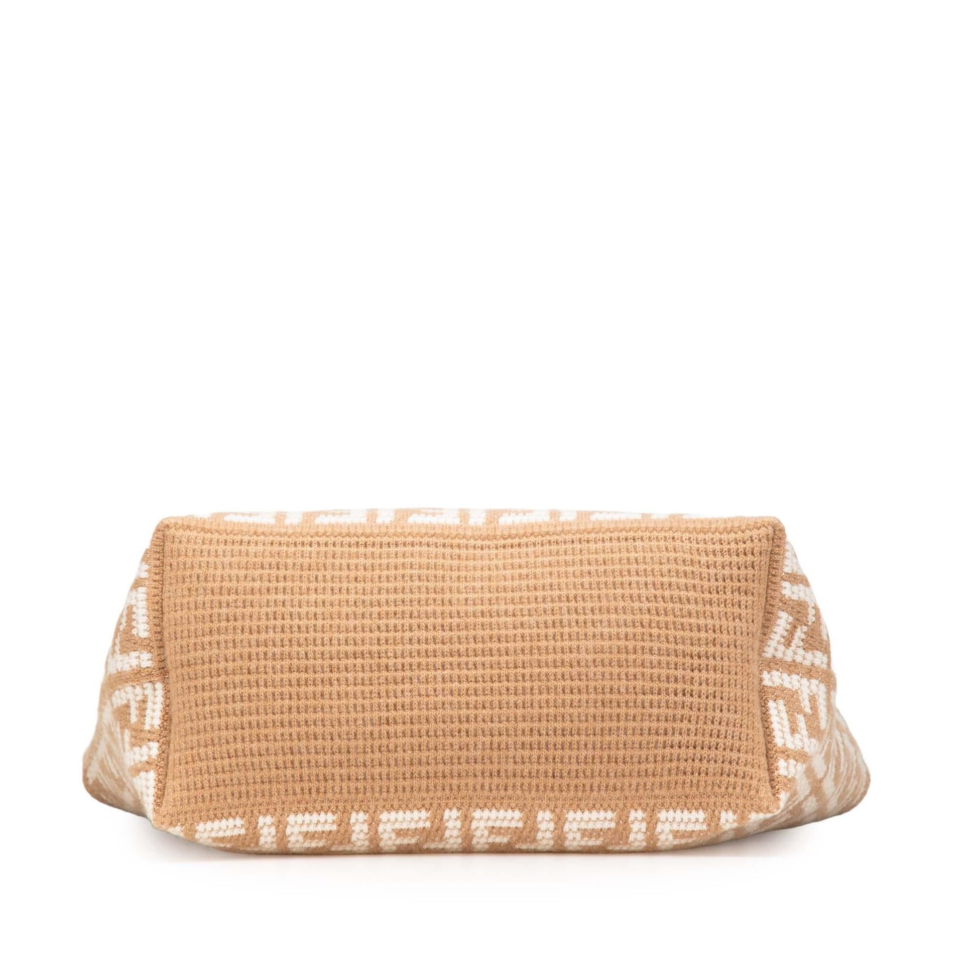 Fendi Zucca Cashmere Shopper Tote Large Tote Bag Cashmere Shopper Tote