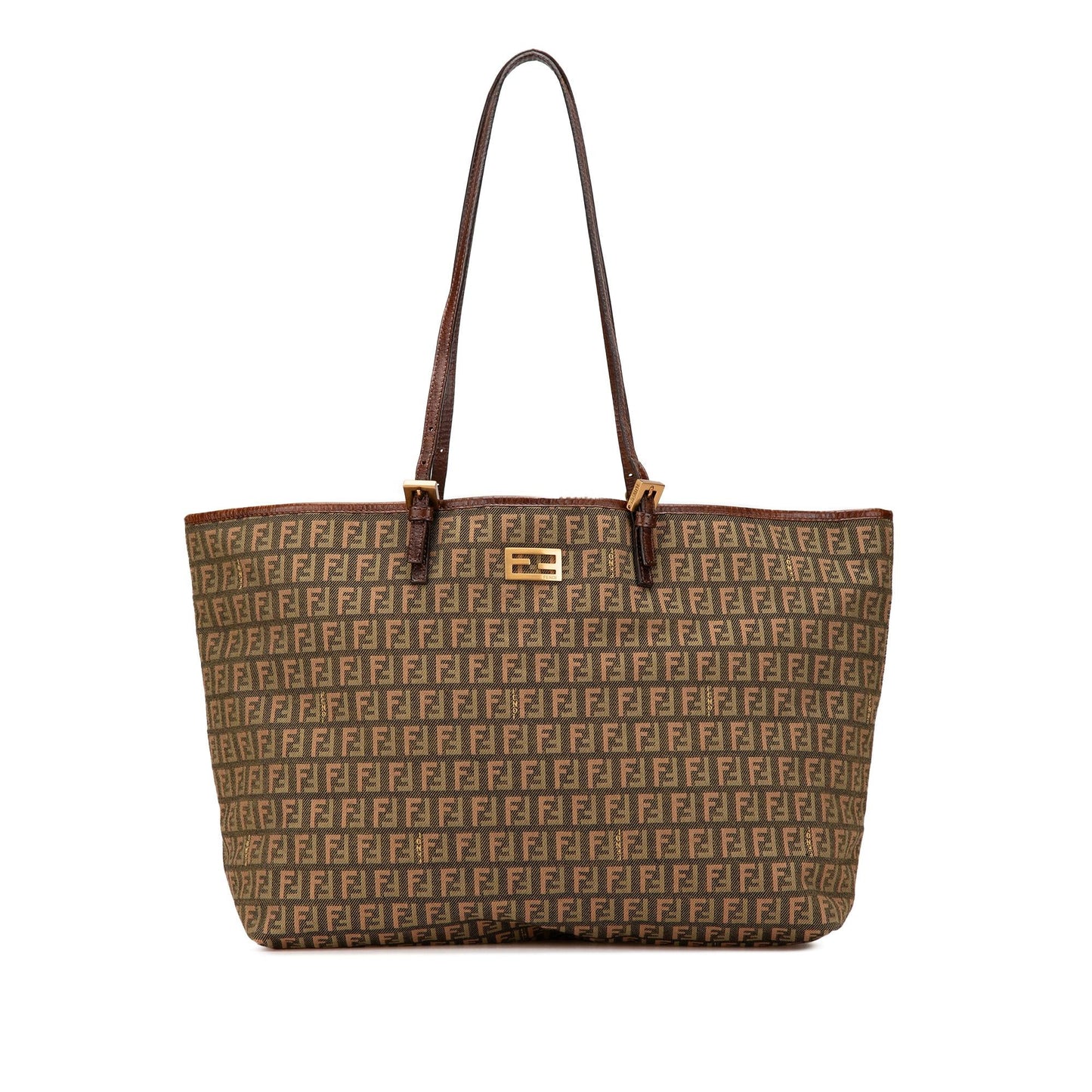 Fendi Zucchino Tote Canvas Large Tote Bag Canvas Tote 1
