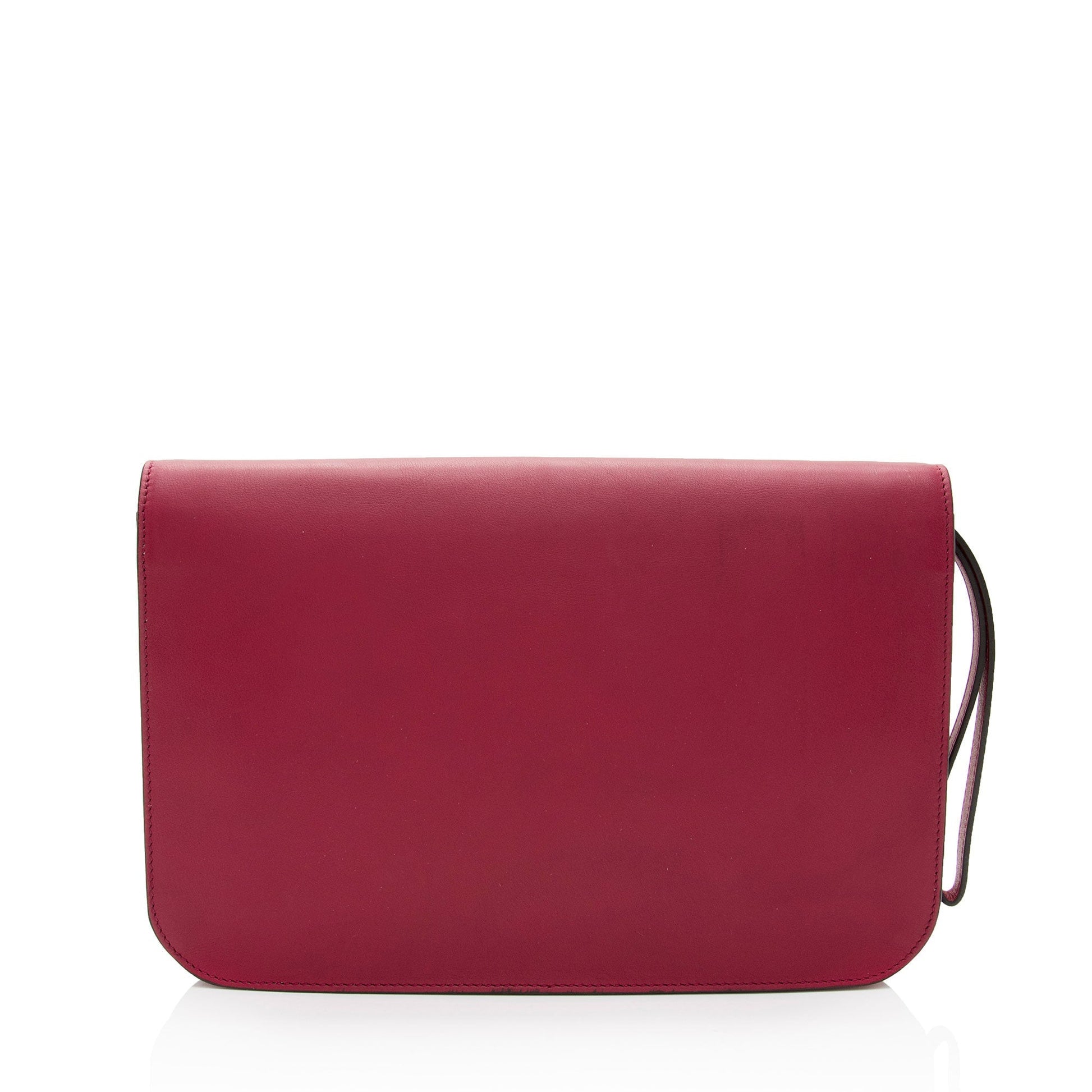 Fendi 2Jours Envelope Clutch Shf Tw1Gap Leather Clutch Bag