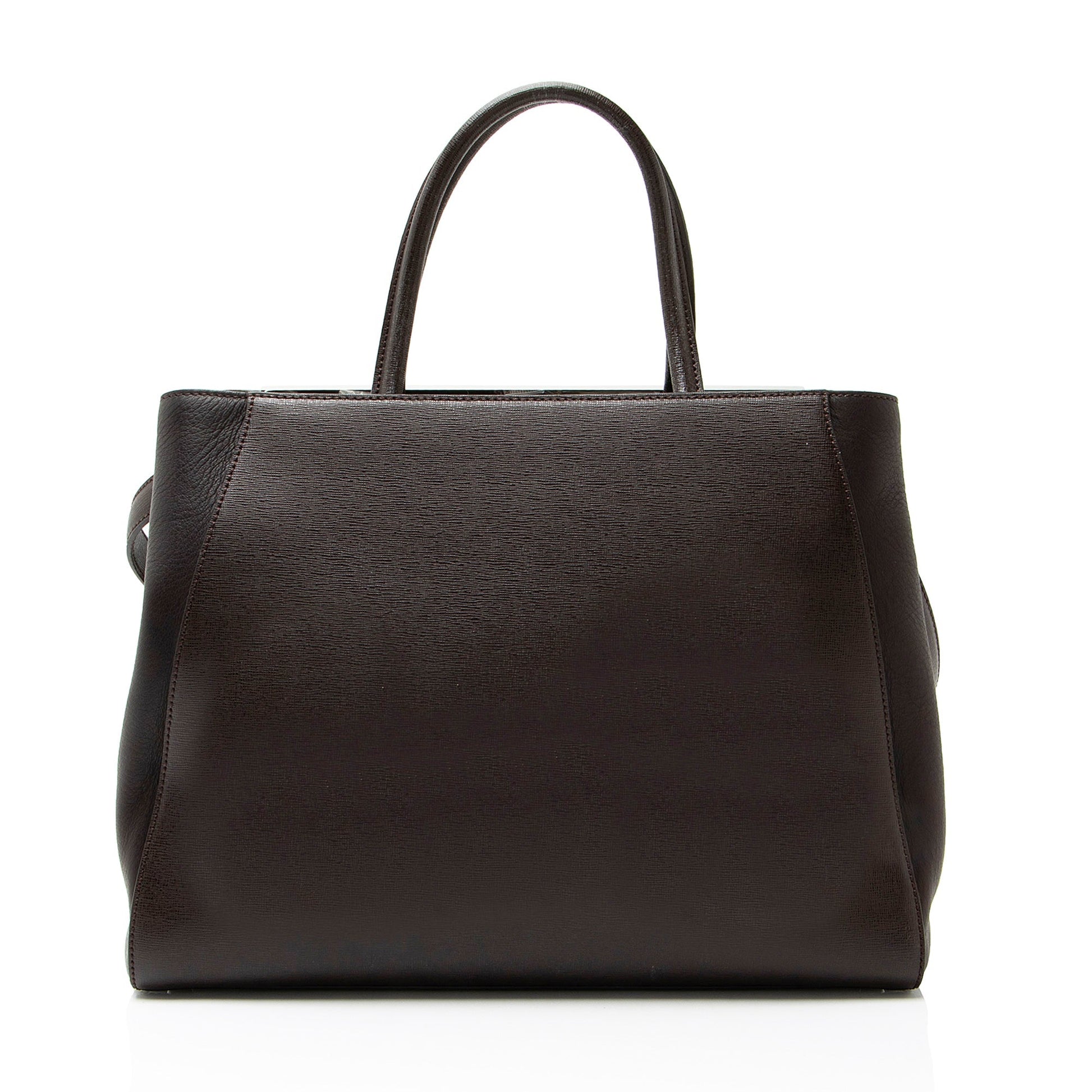 Fendi 2Jours Tote Leather Medium Tote Bag