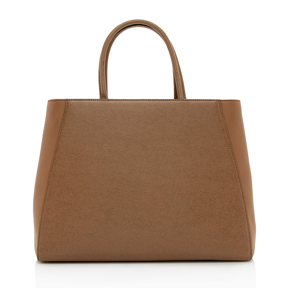 Fendi 2Jours Tote Final Sale Shf Leather Tote Bag